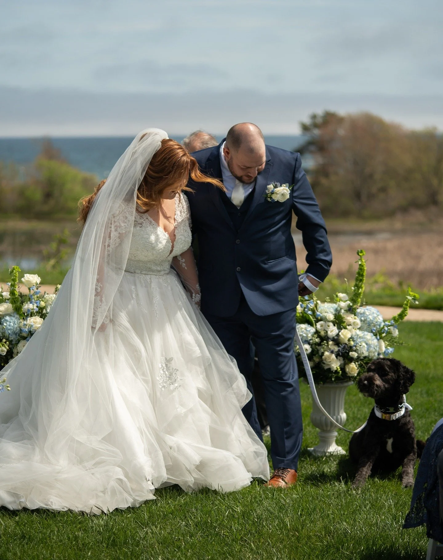 When your big day is their best day, too! 

Floral: @fiddleheads546 
Cake: @cakeelizabethmaine 
Officiant: John S. with @allin1weddings 
Photography: @honeyvisionmedia 
Venue: @innbythesea.maine