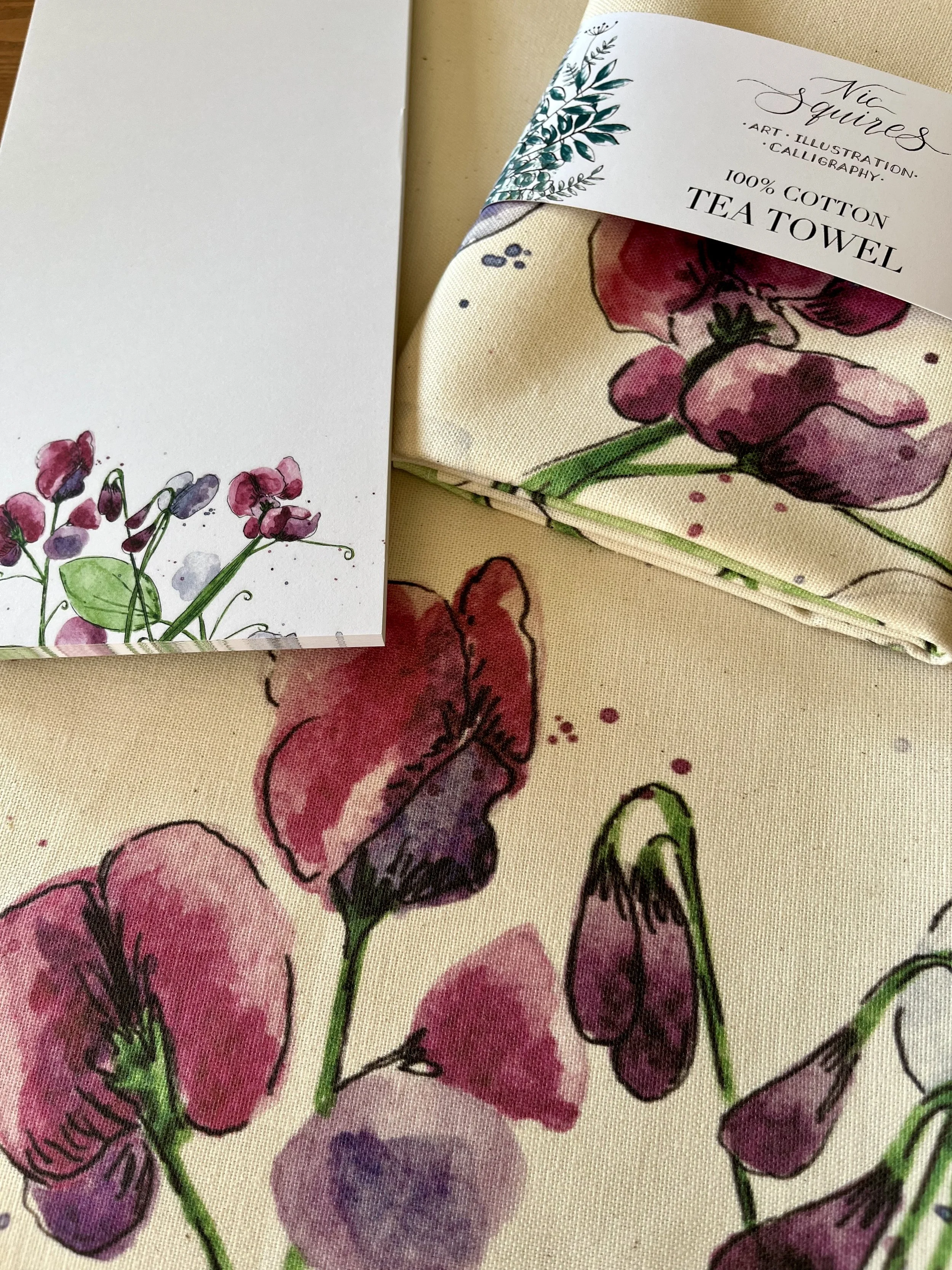 Tea Towel & Notepad Bundle