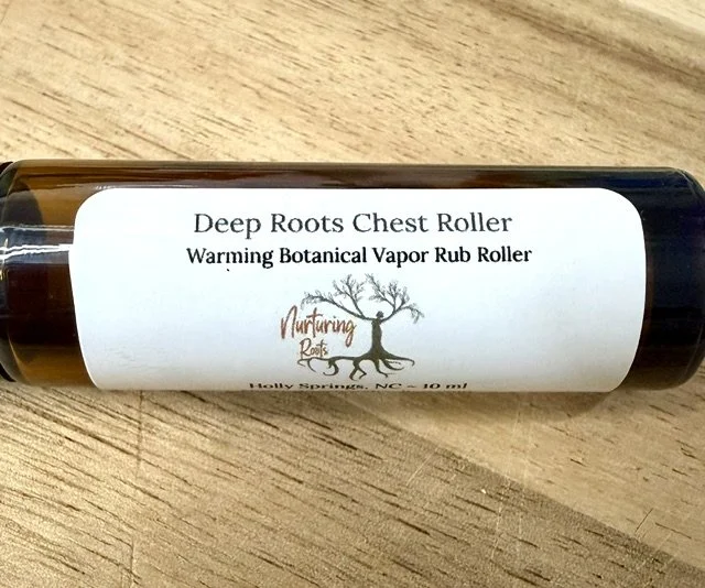 Deep Roots Chest Roller | Warming Botanical Vapor Rub Roller