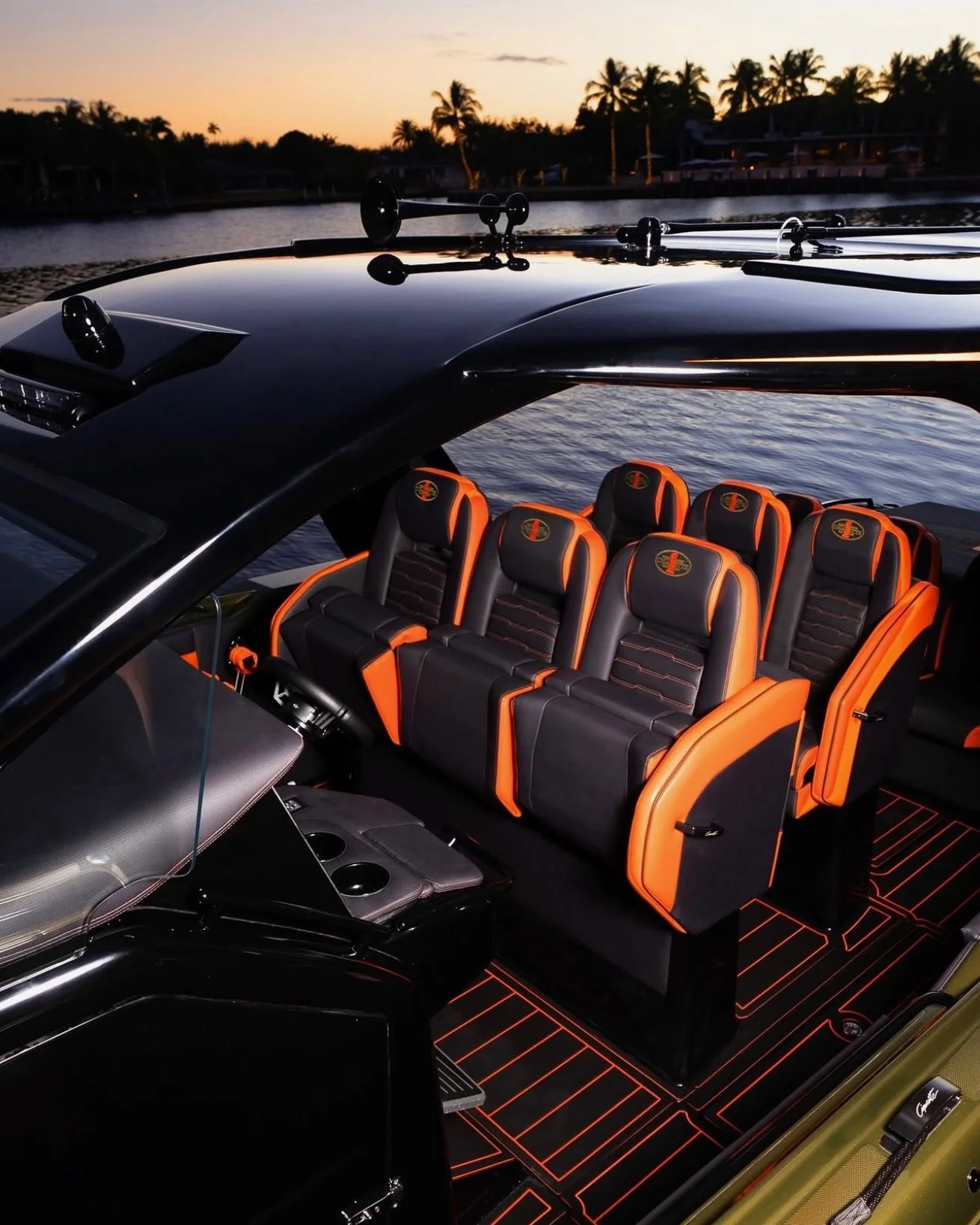 After a day on our 41&rsquo; Nighthawk SD, everything else feels like a downgrade.

Custom Lamborghini Verde Gea
Twin Mercury Engines 1100
Mercury M8 Drives
Joystick Bow Thruster
Garmin Screens 8617 on Helm
Garmin Transducer
Garmin VHF Radio
Garmin G