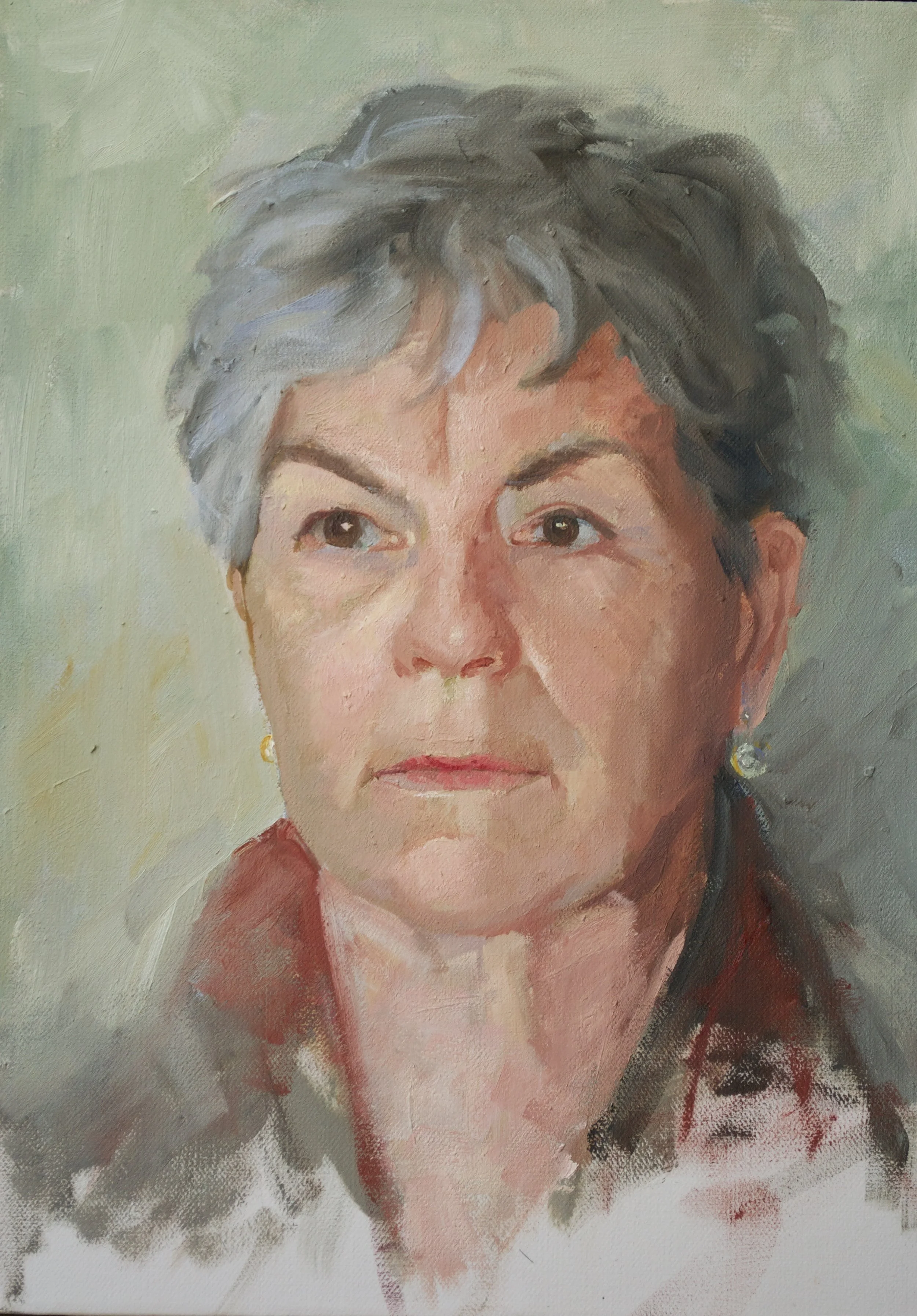 Oil on panel: 12” x 10” commission