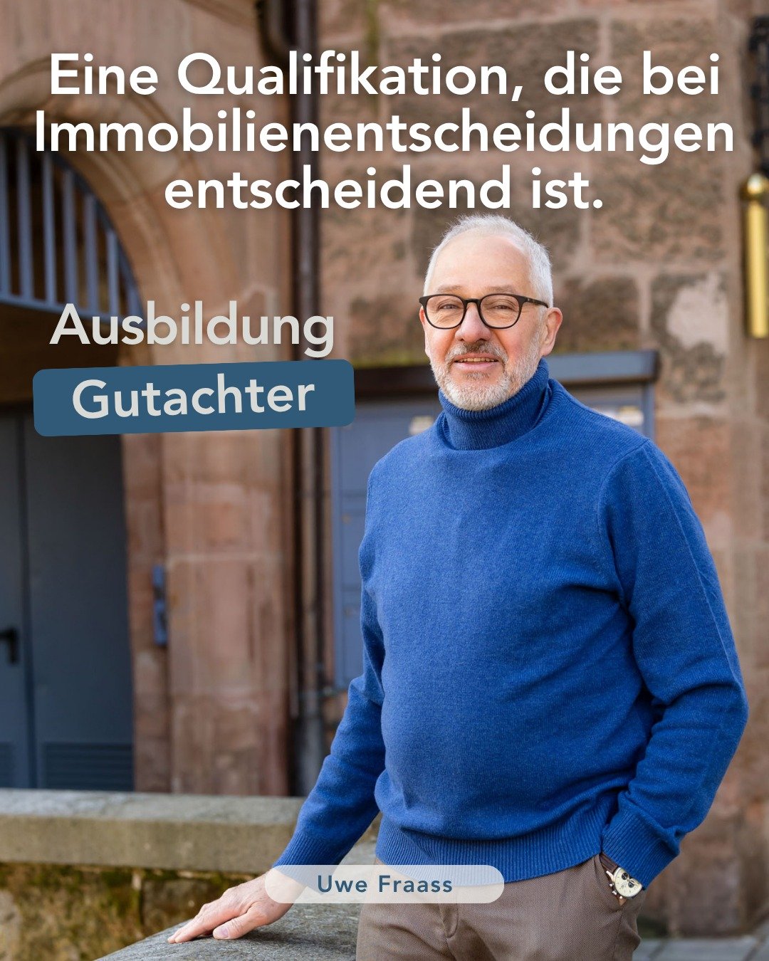 Eine Immobilie gut zu pr&auml;sentieren, ist wichtig.

Aber mindestens genauso wichtig ist es, ihren Wert fundiert beurteilen zu k&ouml;nnen.

Meine Ausbildung zum Sachverst&auml;ndigen und Gutachter f&uuml;r Immobilienbewertung hat mir genau diese P