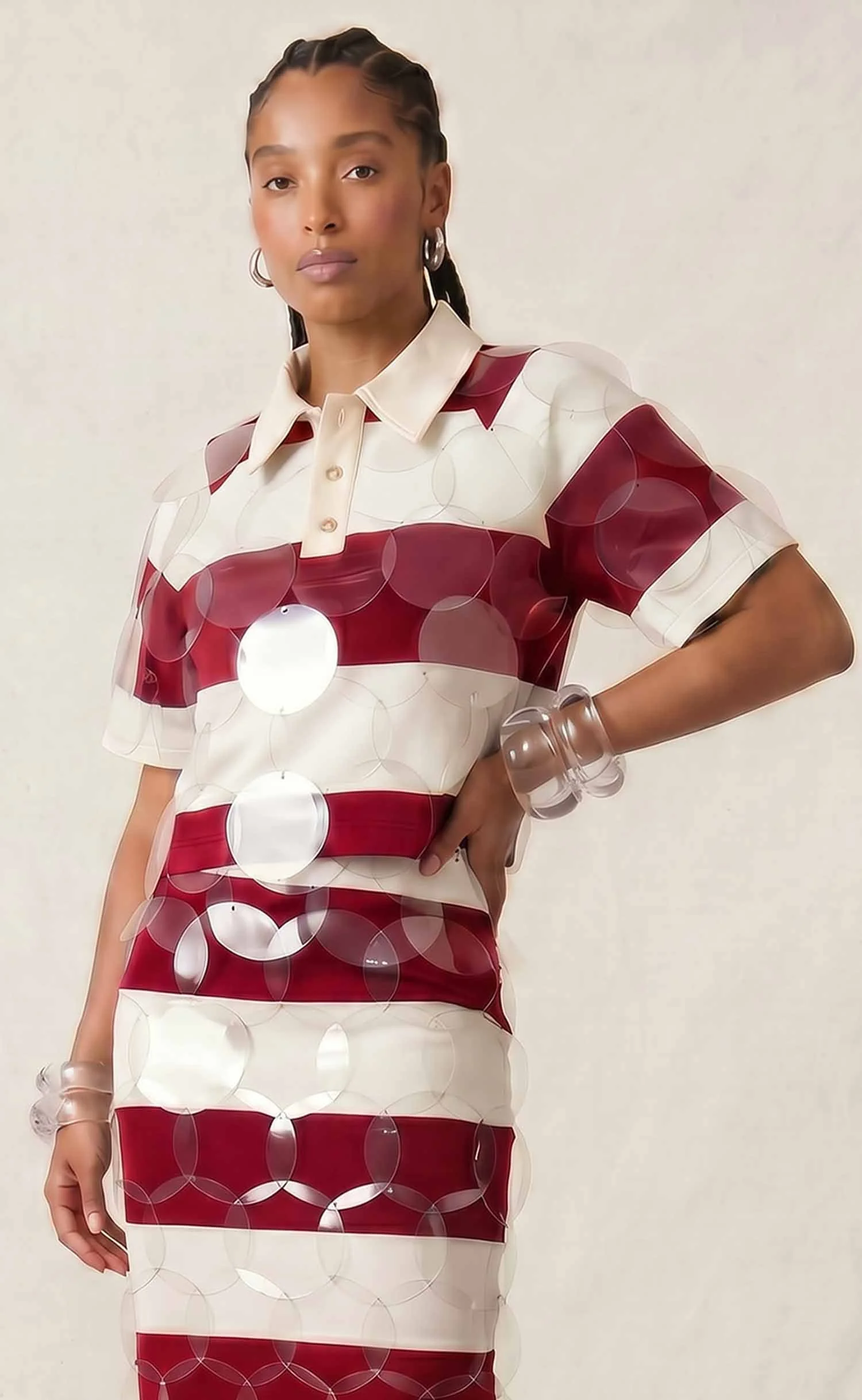 Crimson and Cream Bubble Polo.jpg