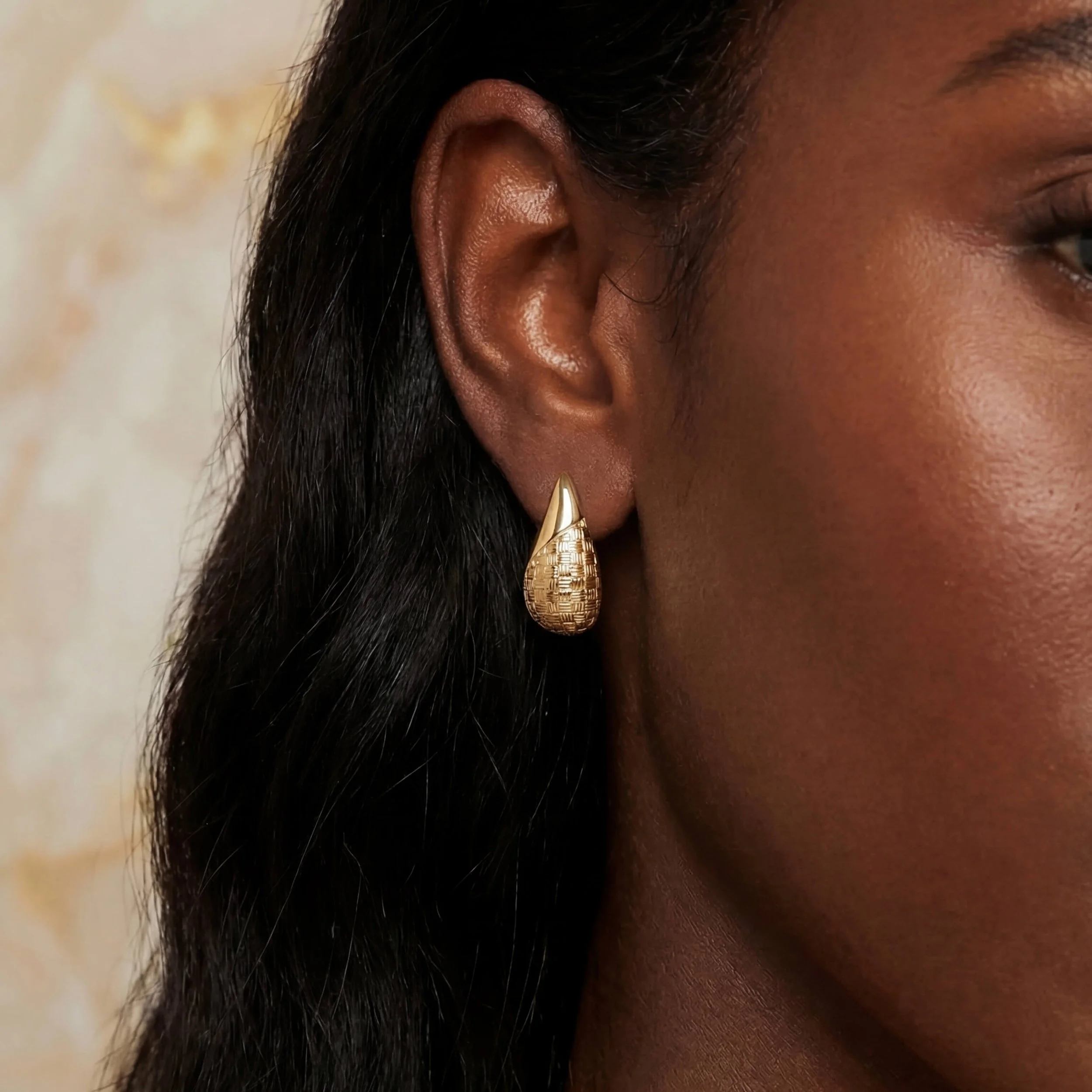 Gwen Beloti Woven Tear Drop Earrins Large.jpg