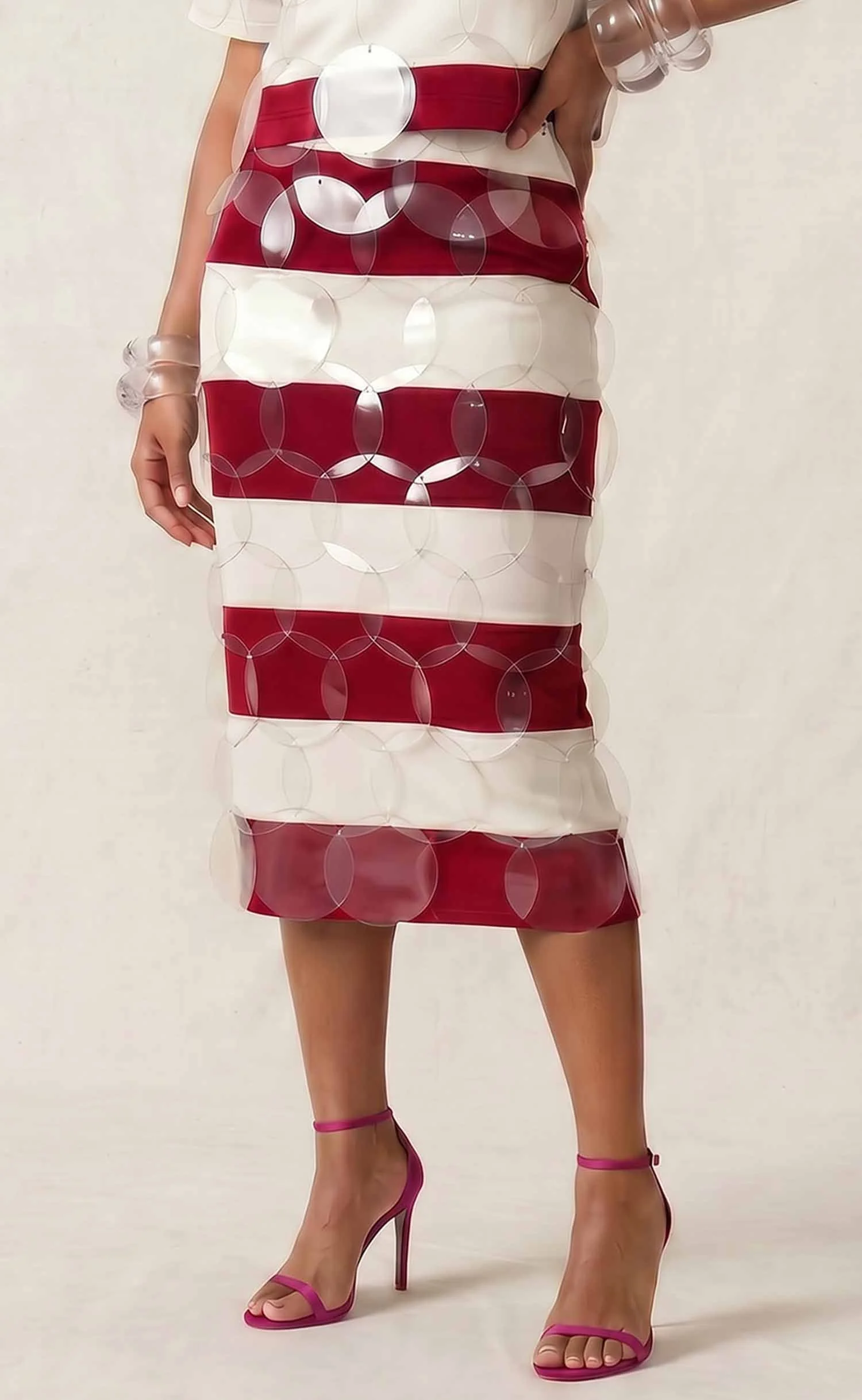 Crimson and Cream Bubble Skirt.jpg