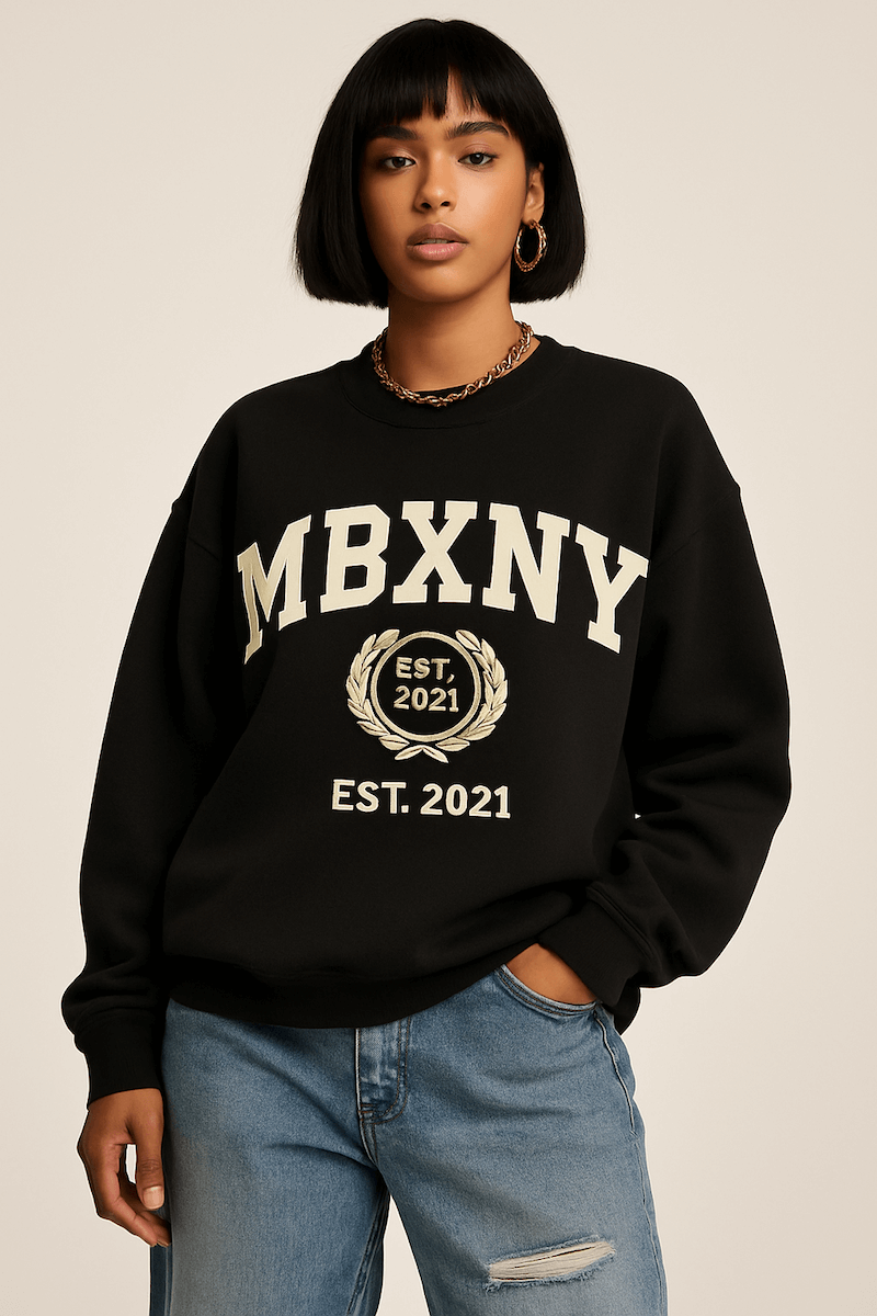MB University Crewneck Sweatshirt- Black.png