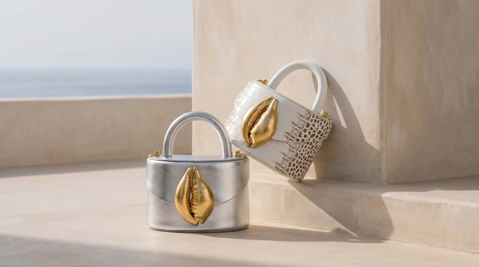 flore Metallic Silver and Himalayan Viera Cowrie Shell 2.jpg