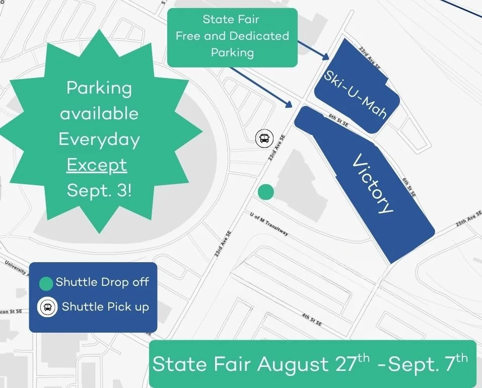 Minnesota State Fair Parking Update for HOURCAR &amp; Evie Drivers