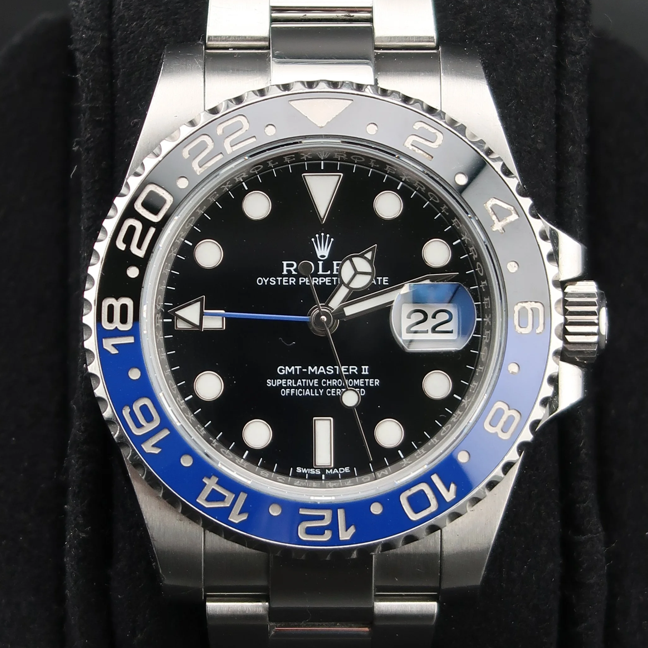 Rolex GMT Master II Batman 116710BLNR 40MM