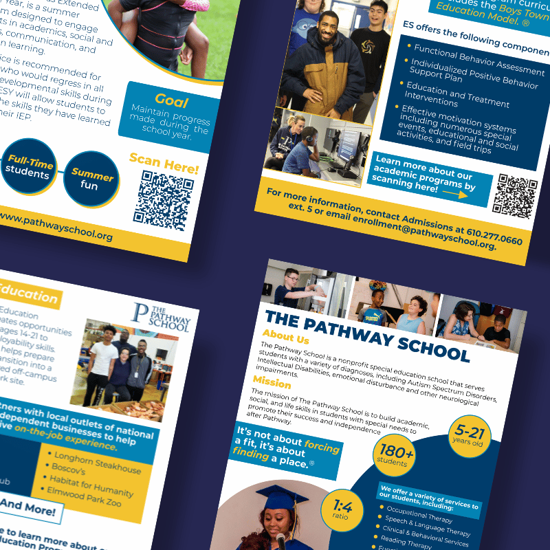 Branded Flyers for The Pathway School