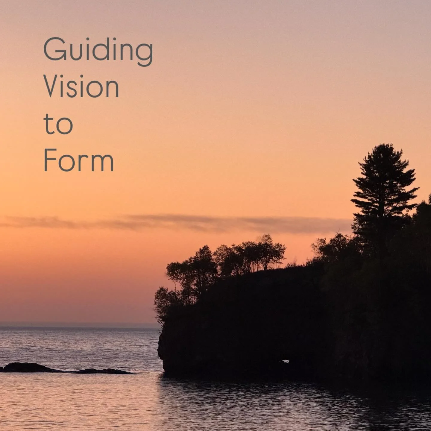 Guiding Vision to Form.  Enjoy the journey.  Let&rsquo;s discover something great together!  We would love to partner with you on your next project!  #architecture #lakesuperiorsunrise #minnesota #lakesuperior #twoharbors #nofilter