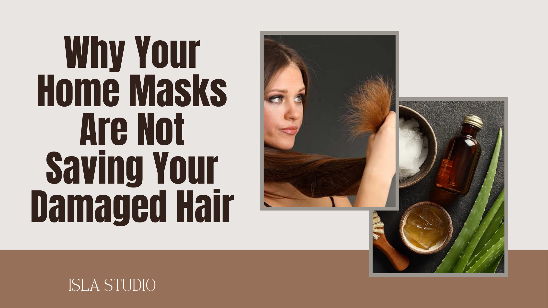 Why Your Home Masks Are Not Saving Your Damaged Hair