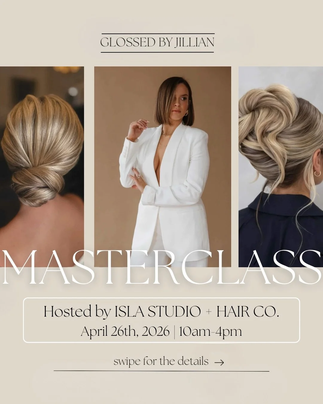 where technique meets intention 🎨✨️⁠
⁠
we&rsquo;re so excited to host Glossed by Jillian&rsquo;s Signature Masterclass, a day dedicated to refining your artistry, elevating your bridal work, and learning the repeatable methods behind polished, signa