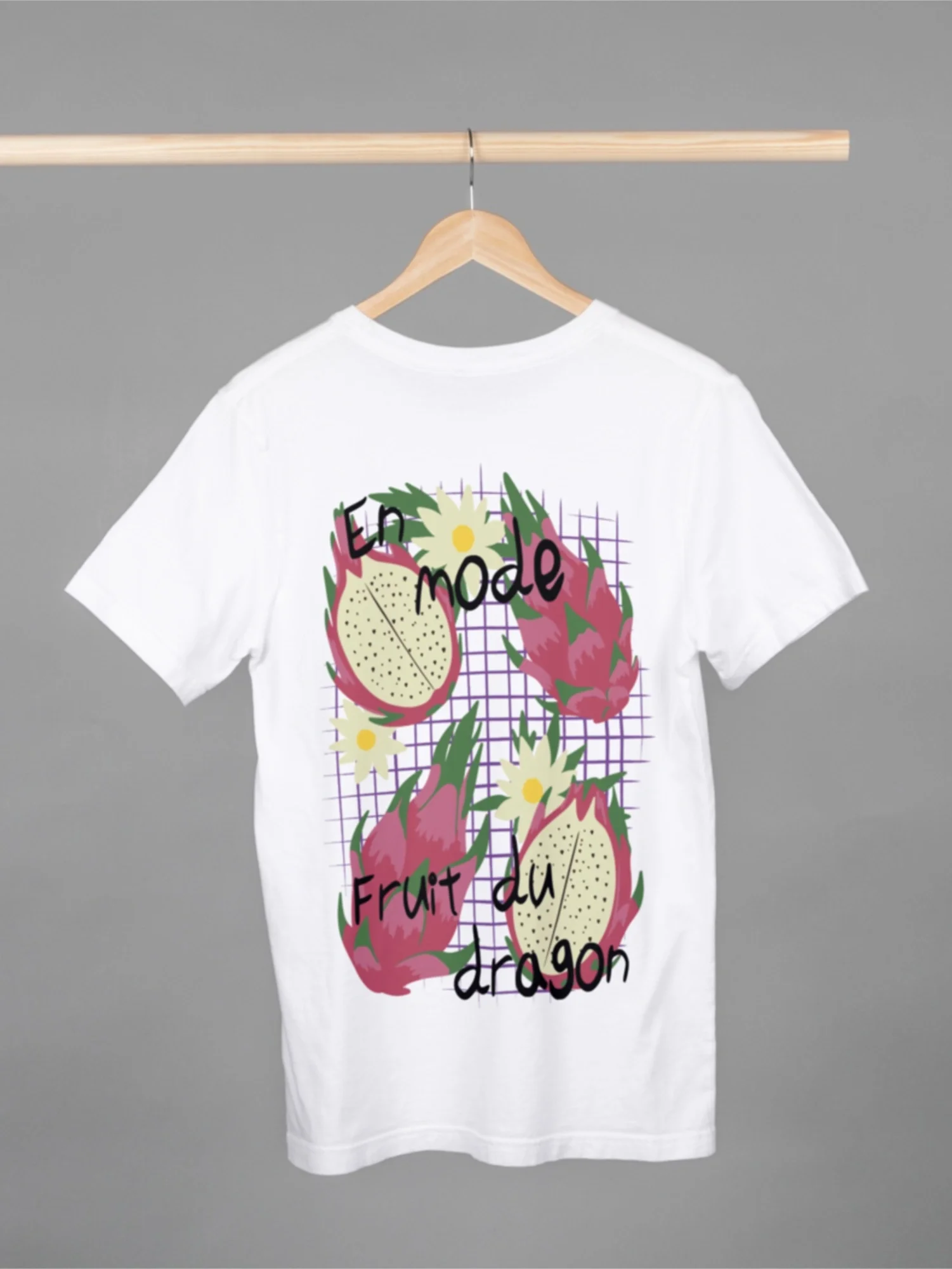 tshirt-fruit-du-dragon-fruits-fleurs-unisexe-taille-unique.webp