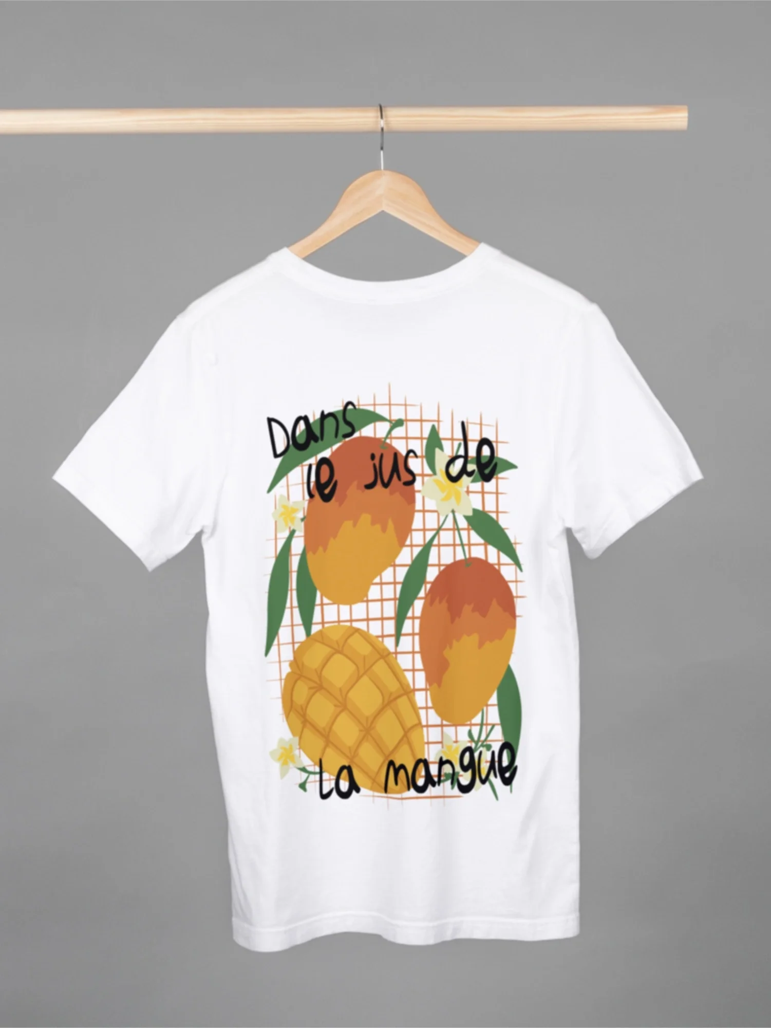 tshirt-mangue-fruits-fleurs-unisexe-taille-unique.webp