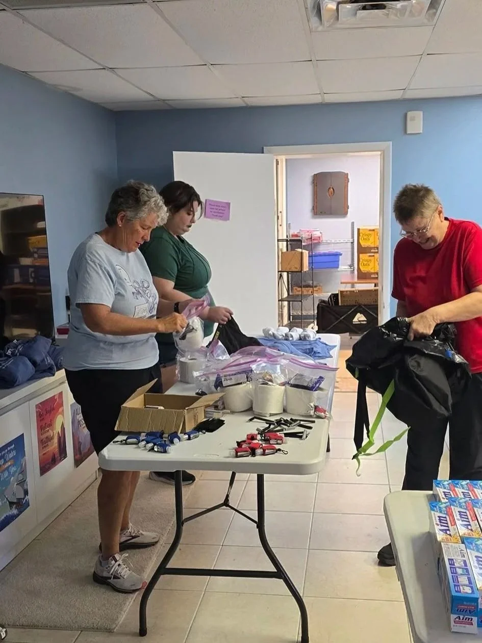Pack Backpacks for Outreach