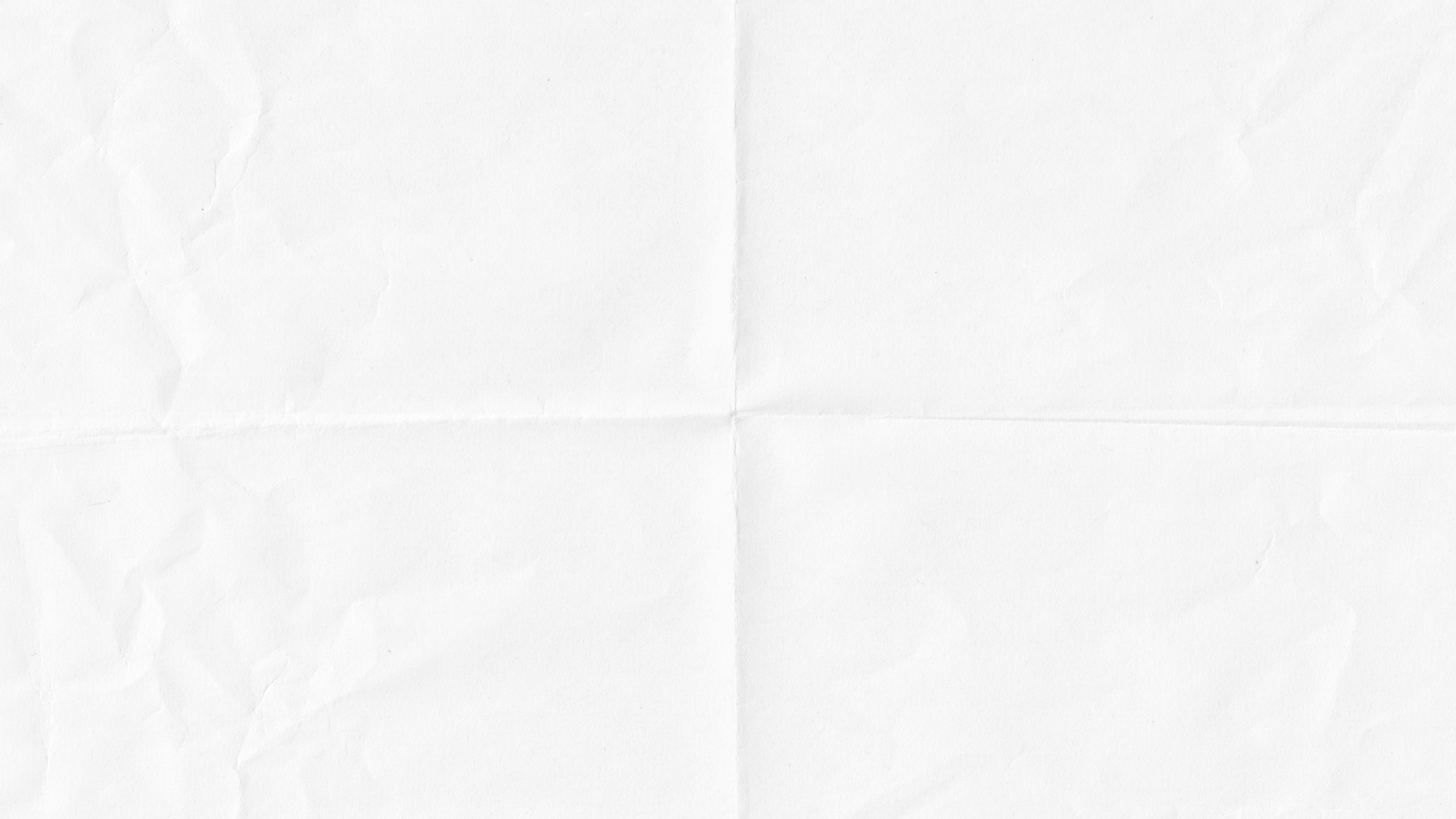 Empty crumpled white paper background