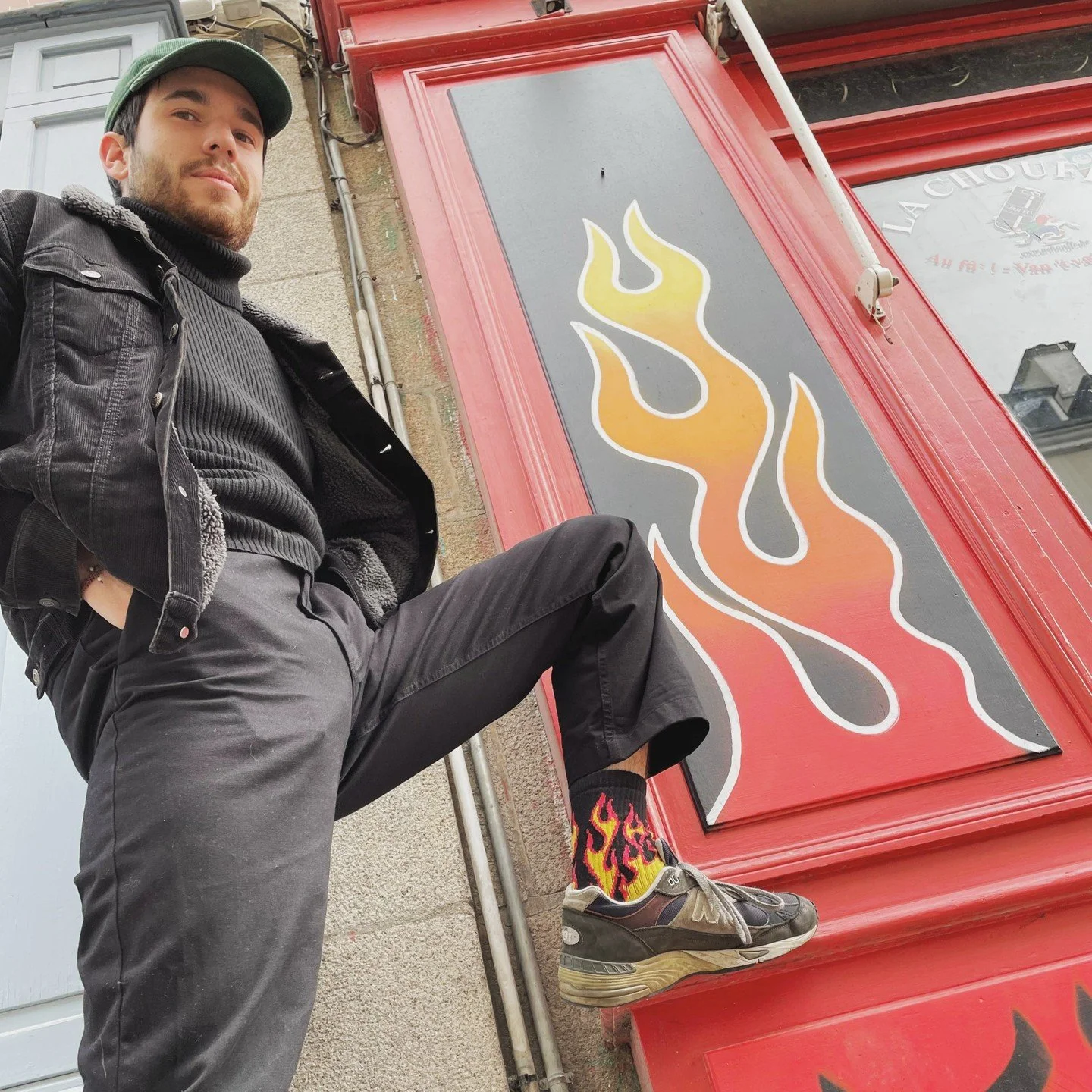 prince des flammes t'as la chaussette qui crame !