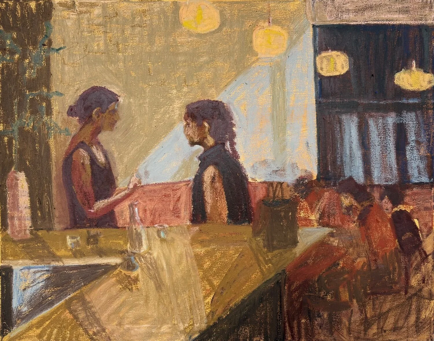 Bar_seats_Acrylic_OilPastel_16x20 (2).jpeg