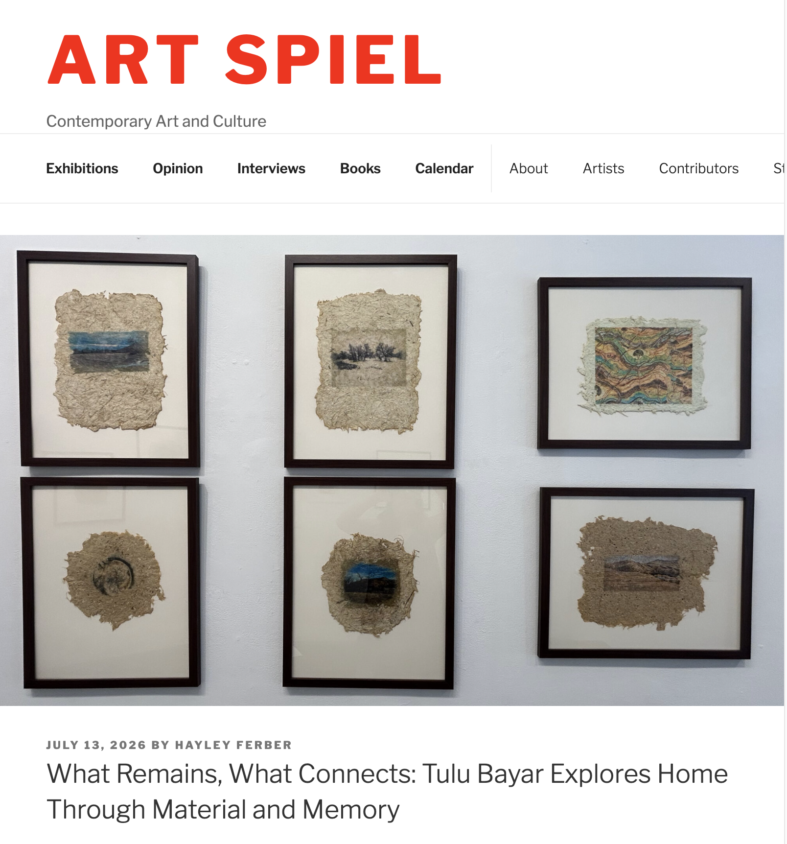 Tulu Bayer — Art Spiel