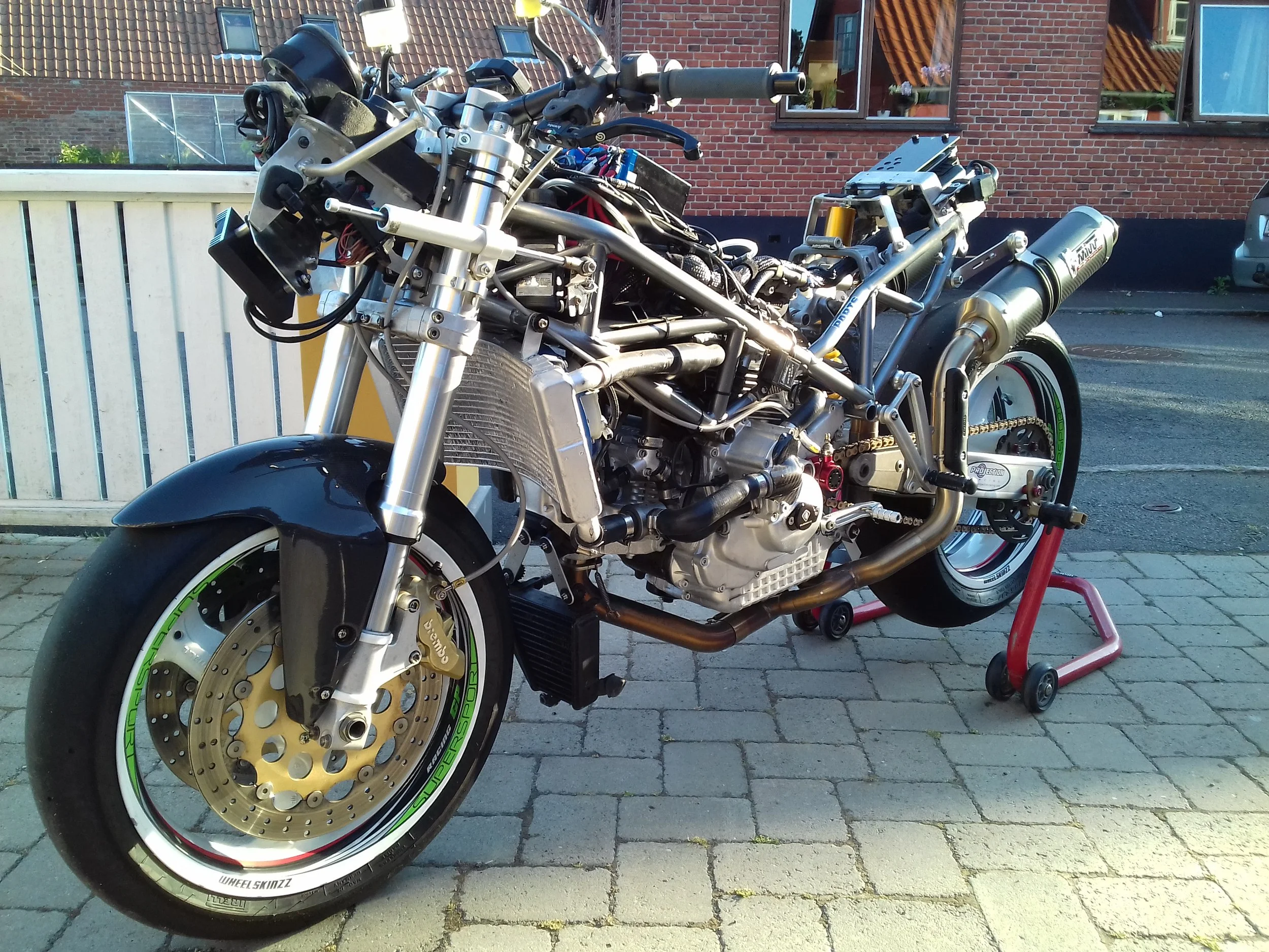 ducati st2 road-racing bike with out fairings