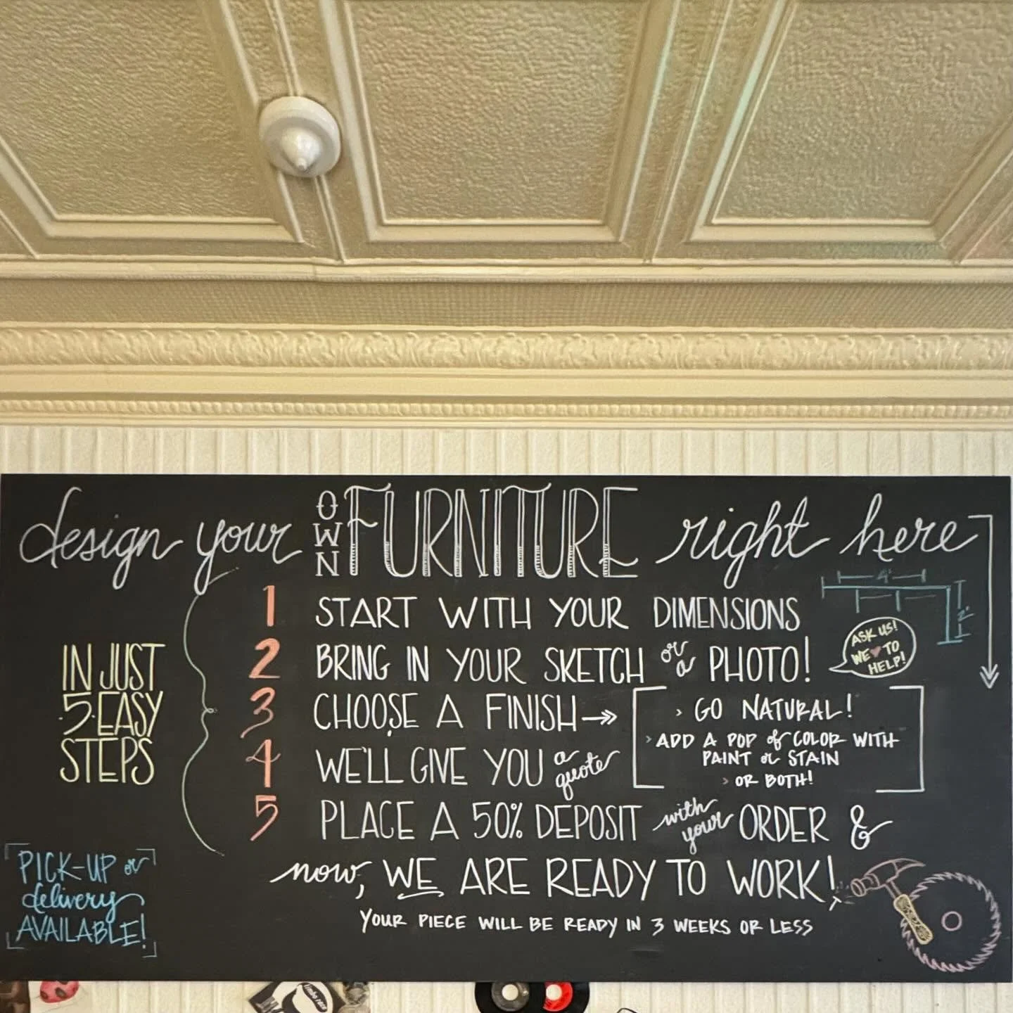 Looking for a custom piece that fits your space perfectly?
We design and build furniture made to your liking &mdash; right here in Somerville.

Have questions or an idea you&rsquo;re thinking about?
Send us a DM or email &mdash; we&rsquo;re happy to 