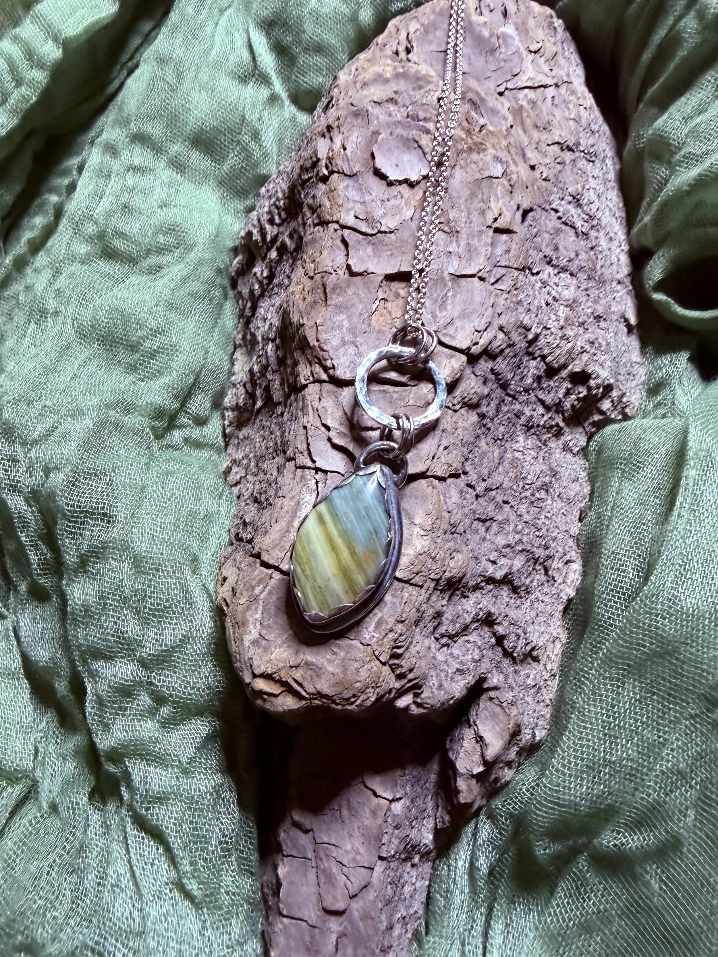 Gary Green Jasper Necklace
