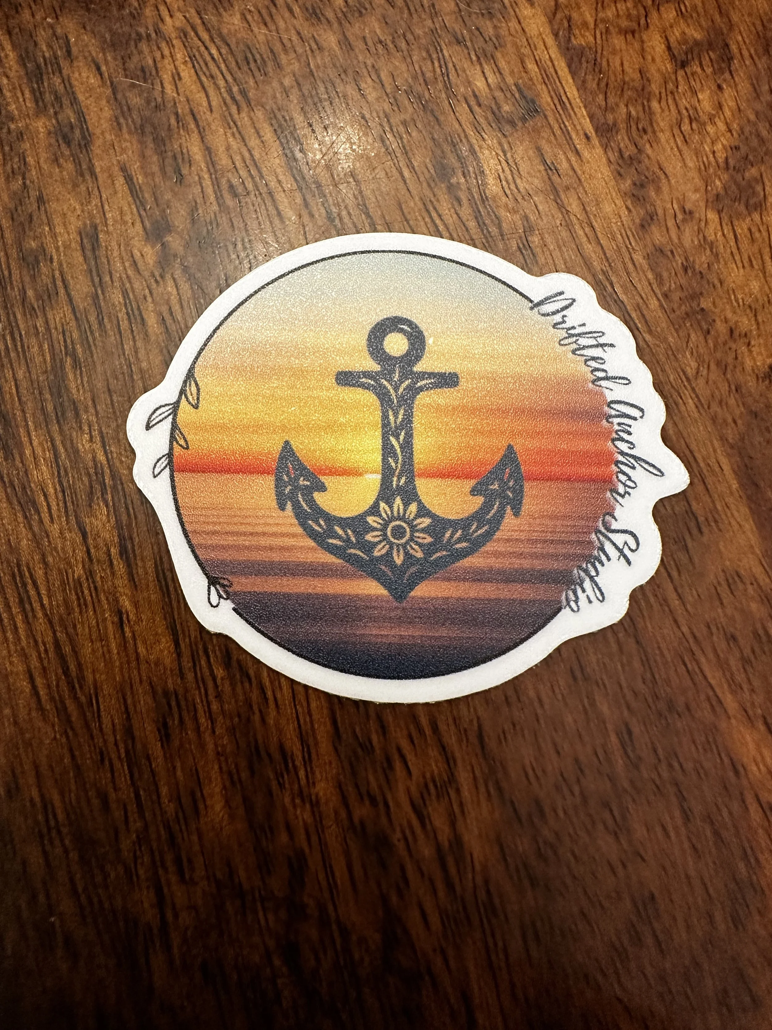 Sticker - Sunset Anchor