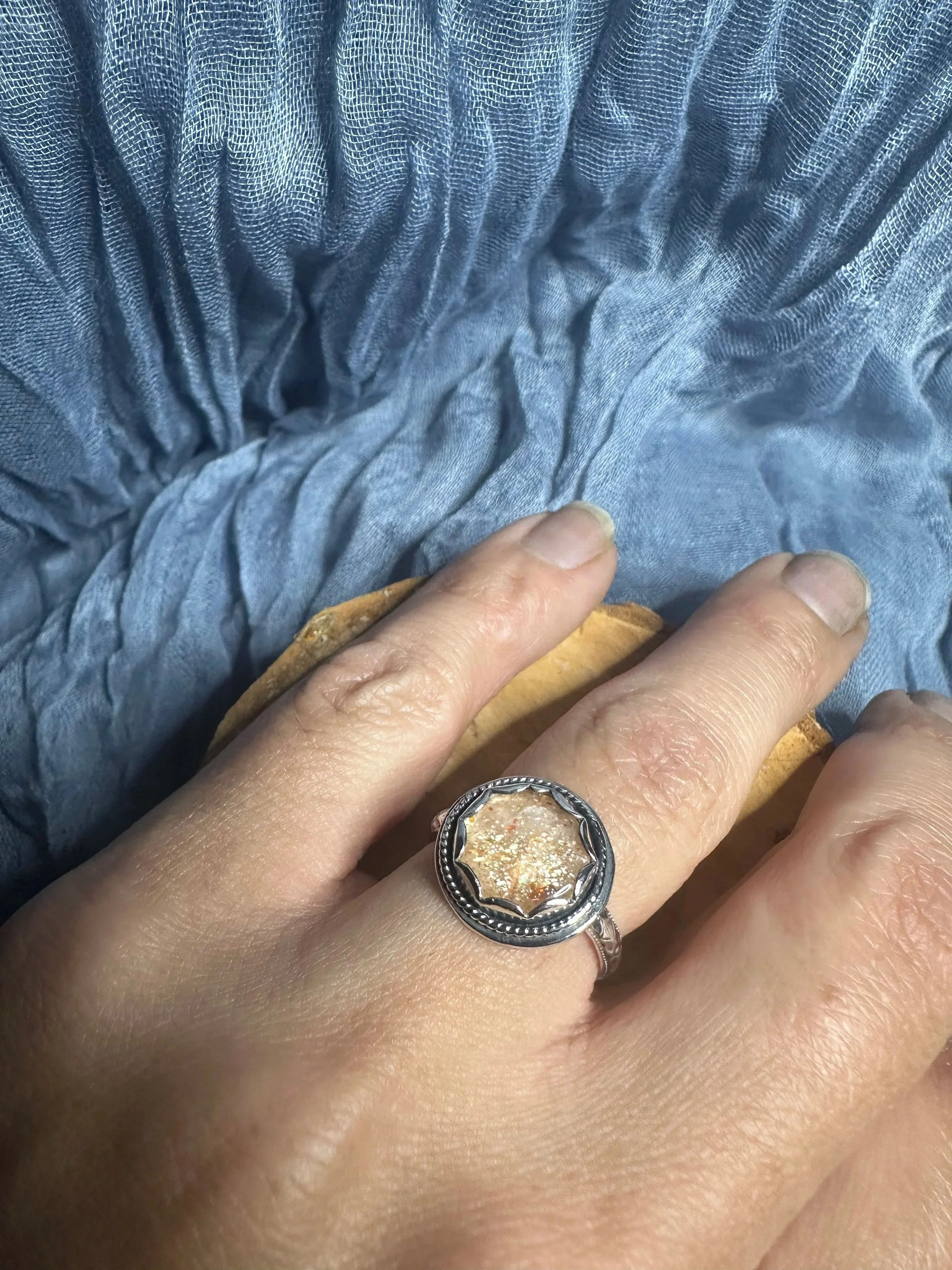 Sunstone Ring - Size 7.5
