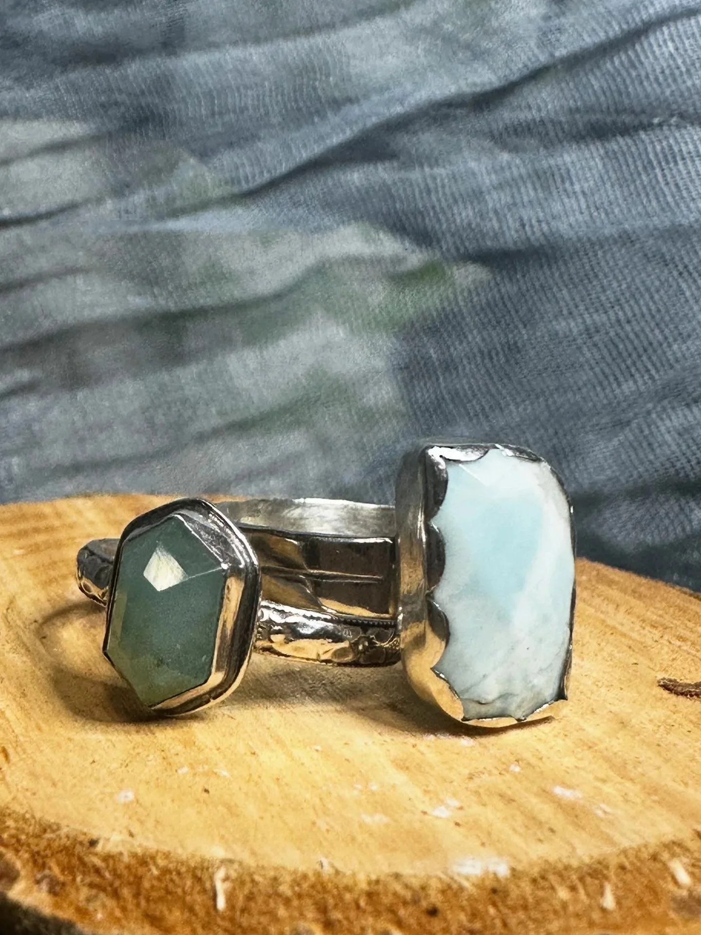 Larimar and Emerald Custom Order