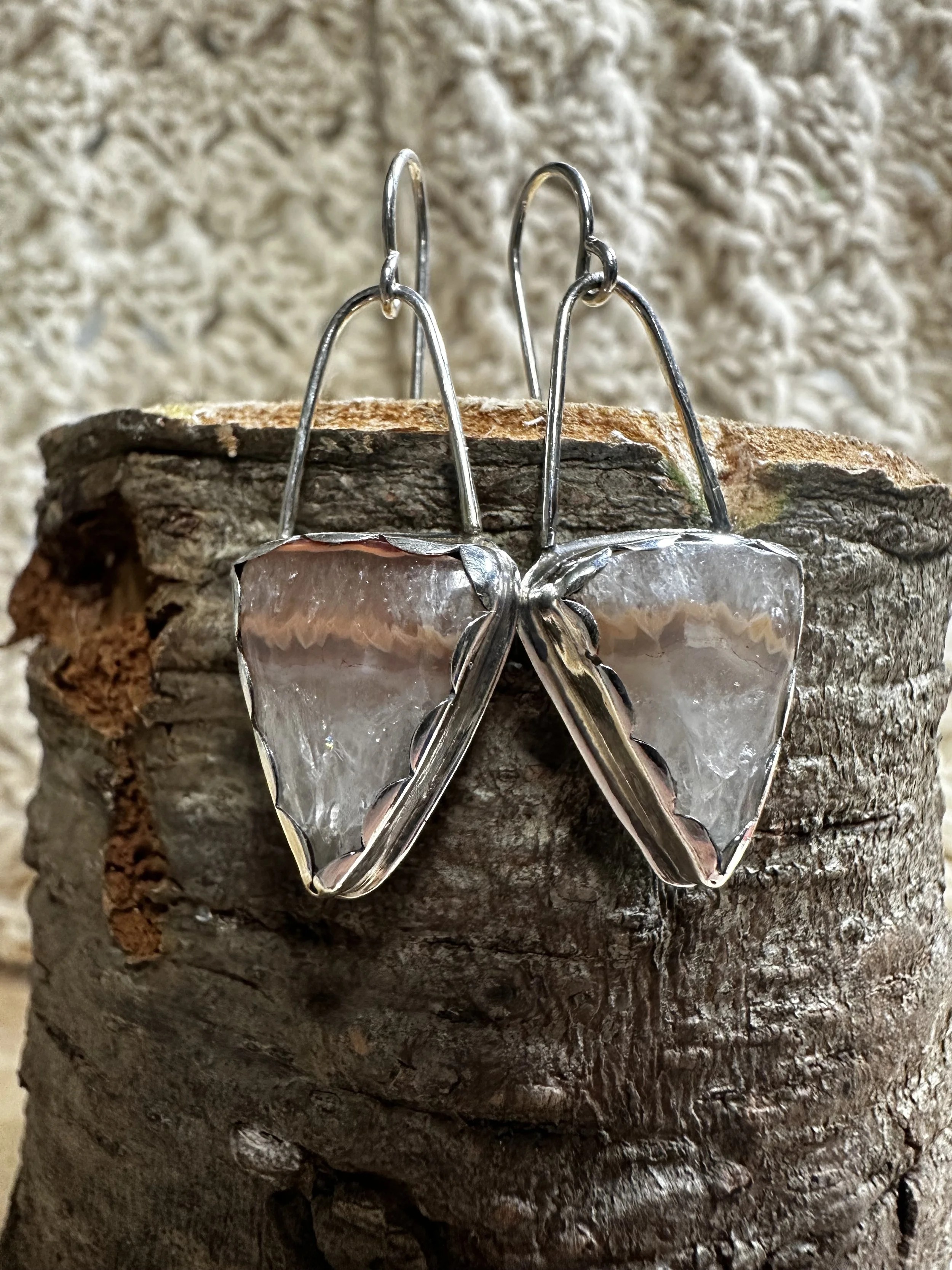 Aqua Nueva Agate Earrings