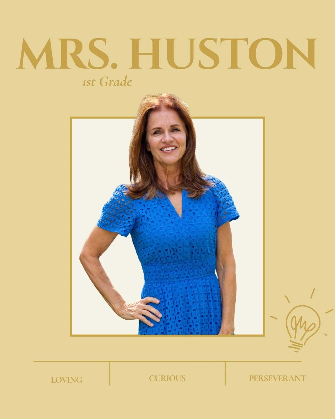 Mrs. Huston, 1st Grade: The faith is woven into the rhythm of the school day. From the Angelus and Scripture to the Saint of the Day, Mrs. Huston delights in helping her students encounter Christ in the ordinary moments of their education.