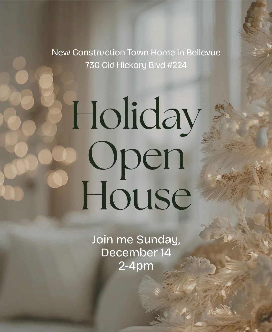 🎄 HOLIDAY OPEN HOUSE &mdash; SUNDAY 2&ndash;4 PM 🎄

Come tour the final new construction townhome in 730 Blvd West &mdash; all dressed up for the holidays! I&rsquo;ll have festive d&eacute;cor, warm mulled wine, and holiday cookies to enjoy while y