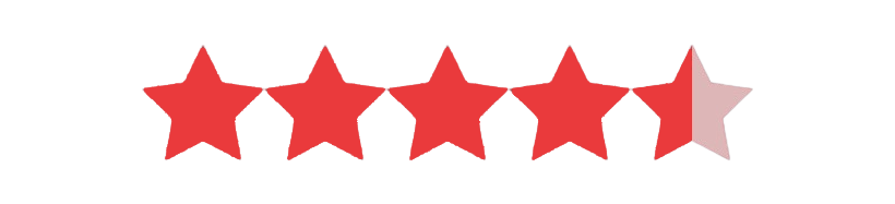 Google Reviews 4.5 out of 5 stars