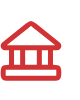 Red line art icon symbolising packaging Northampton homeowners moving house