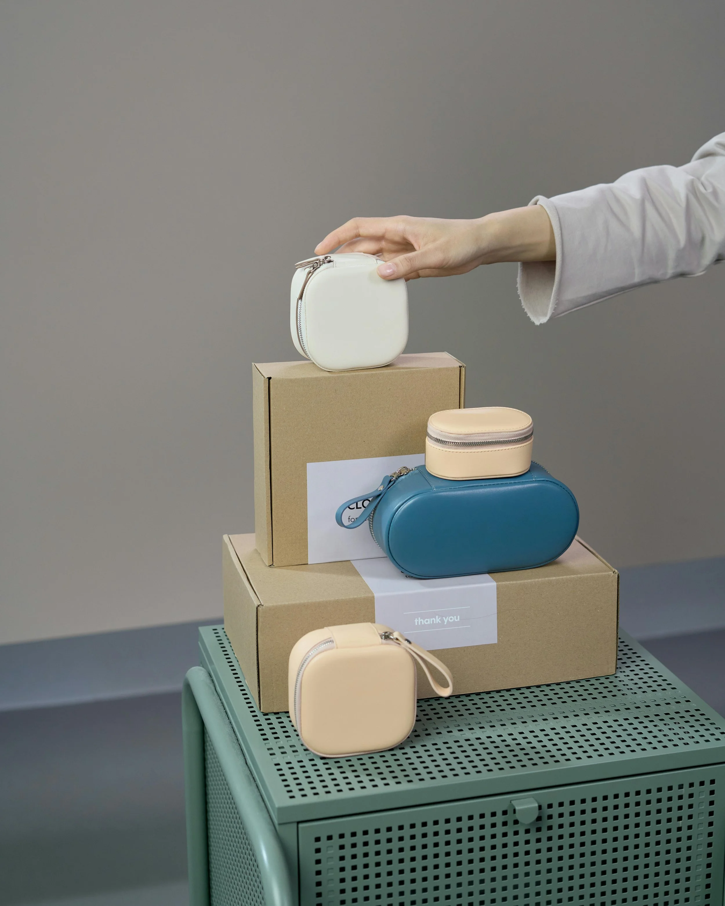 Retail packaging for cosmetics and beauty products including protective boxes and custom branded packaging materials