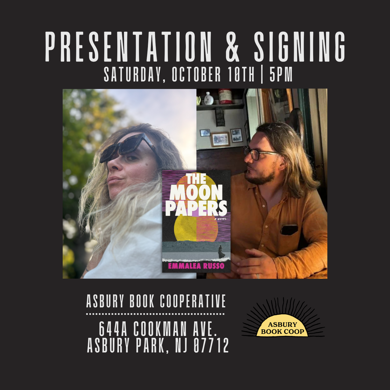 Author Event: Moon Papers by Emmalea Russo
