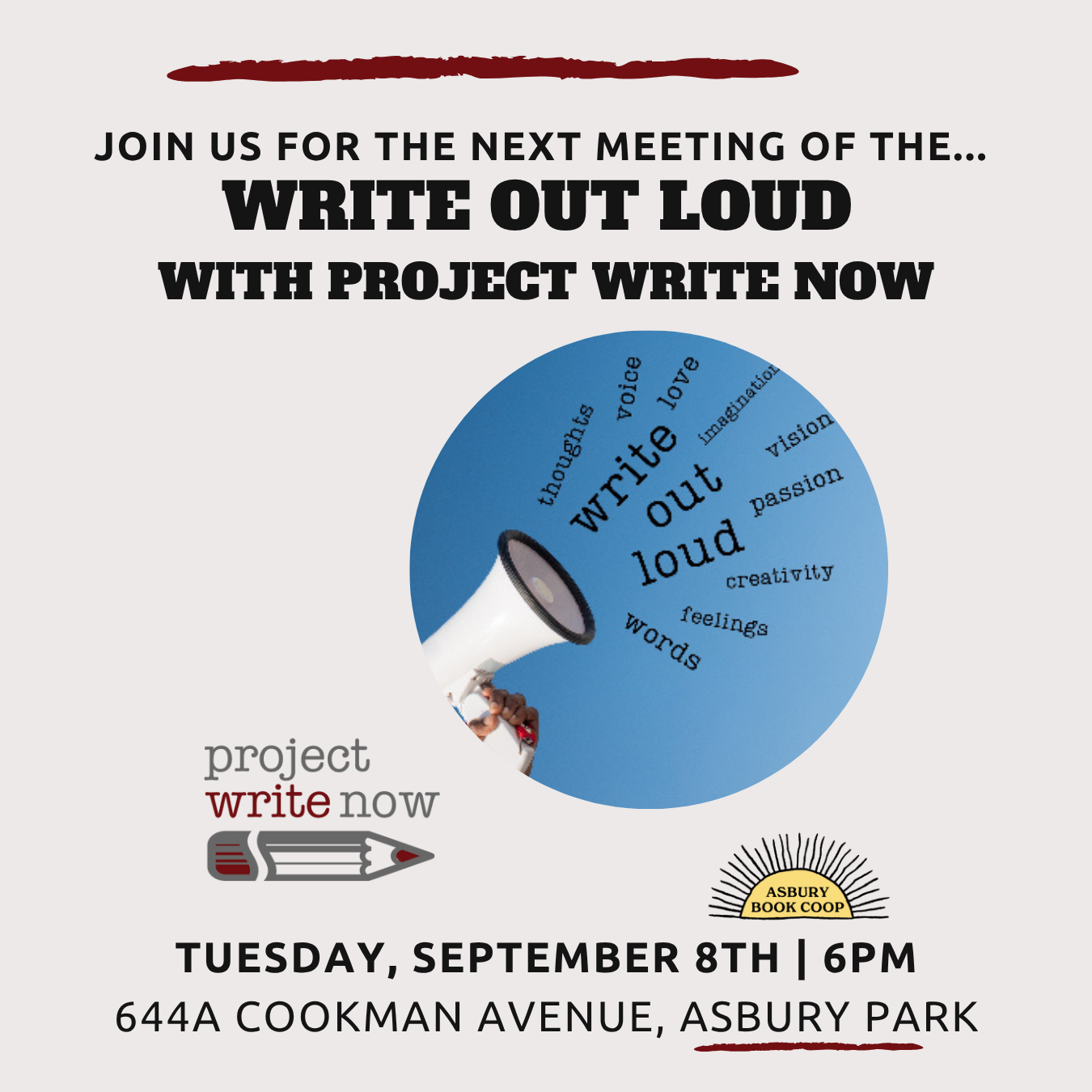 Write Out Loud With Project Write Now