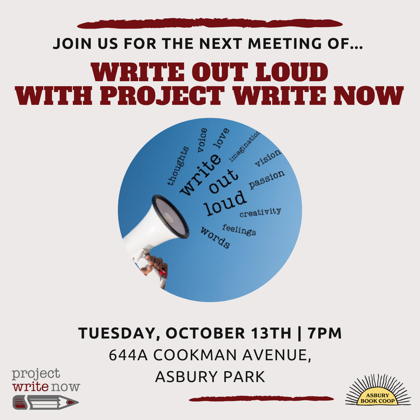 Write Out Loud with Project Write Now