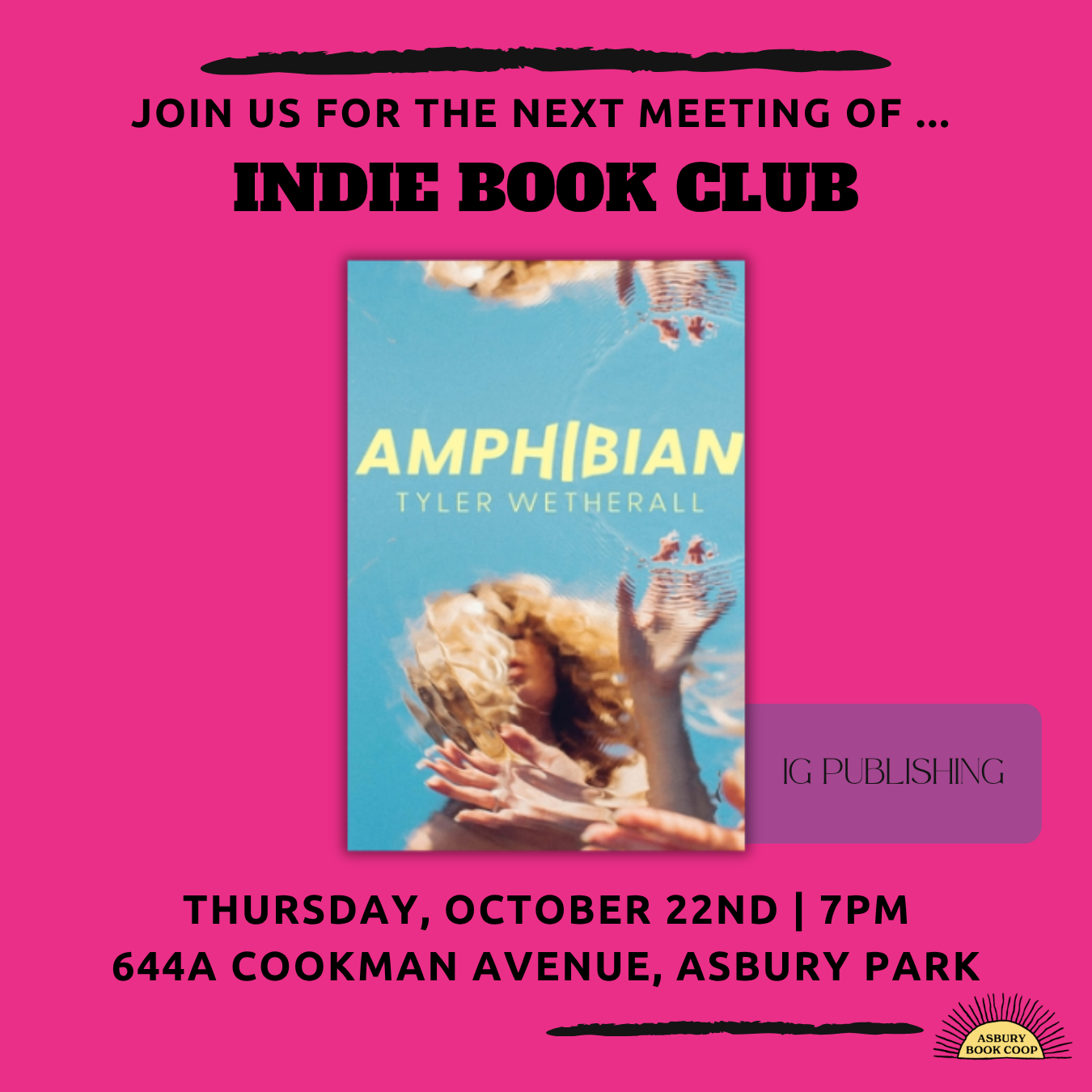 Indie Book Club: Amphibian by Tyler Wetherall