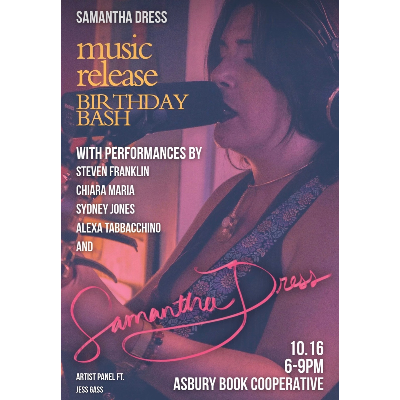 Music Release Birthday Bash with Samantha Dress