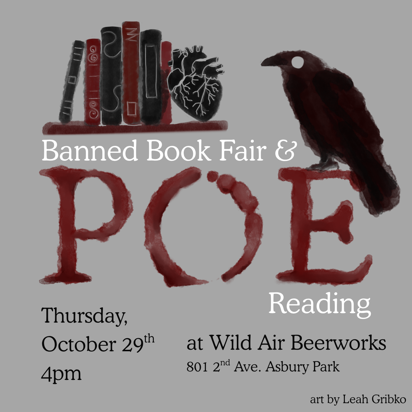 Banned Book Fair & Edgar Allan Poe Reading
