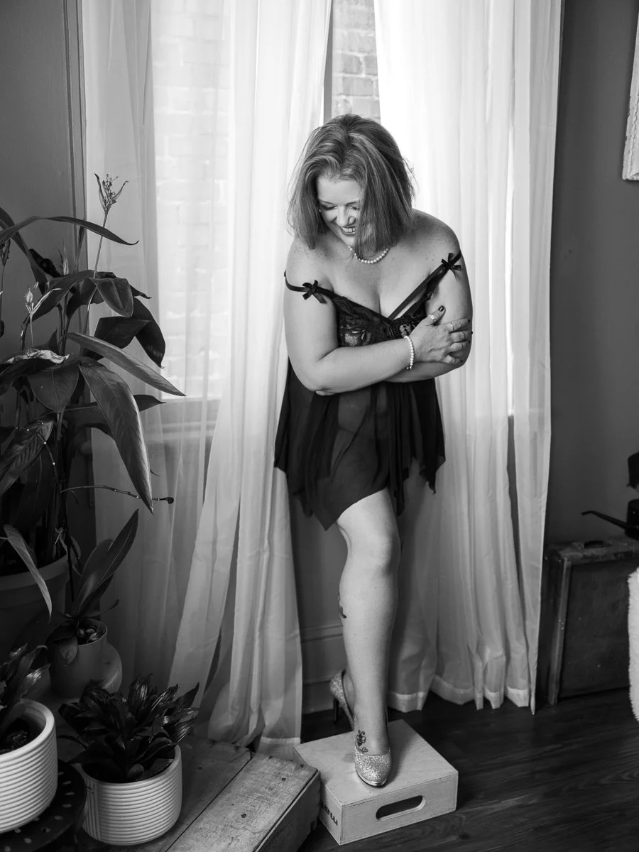 Moody Boudoir Portrait | Boudoir by Emily, South Carolina