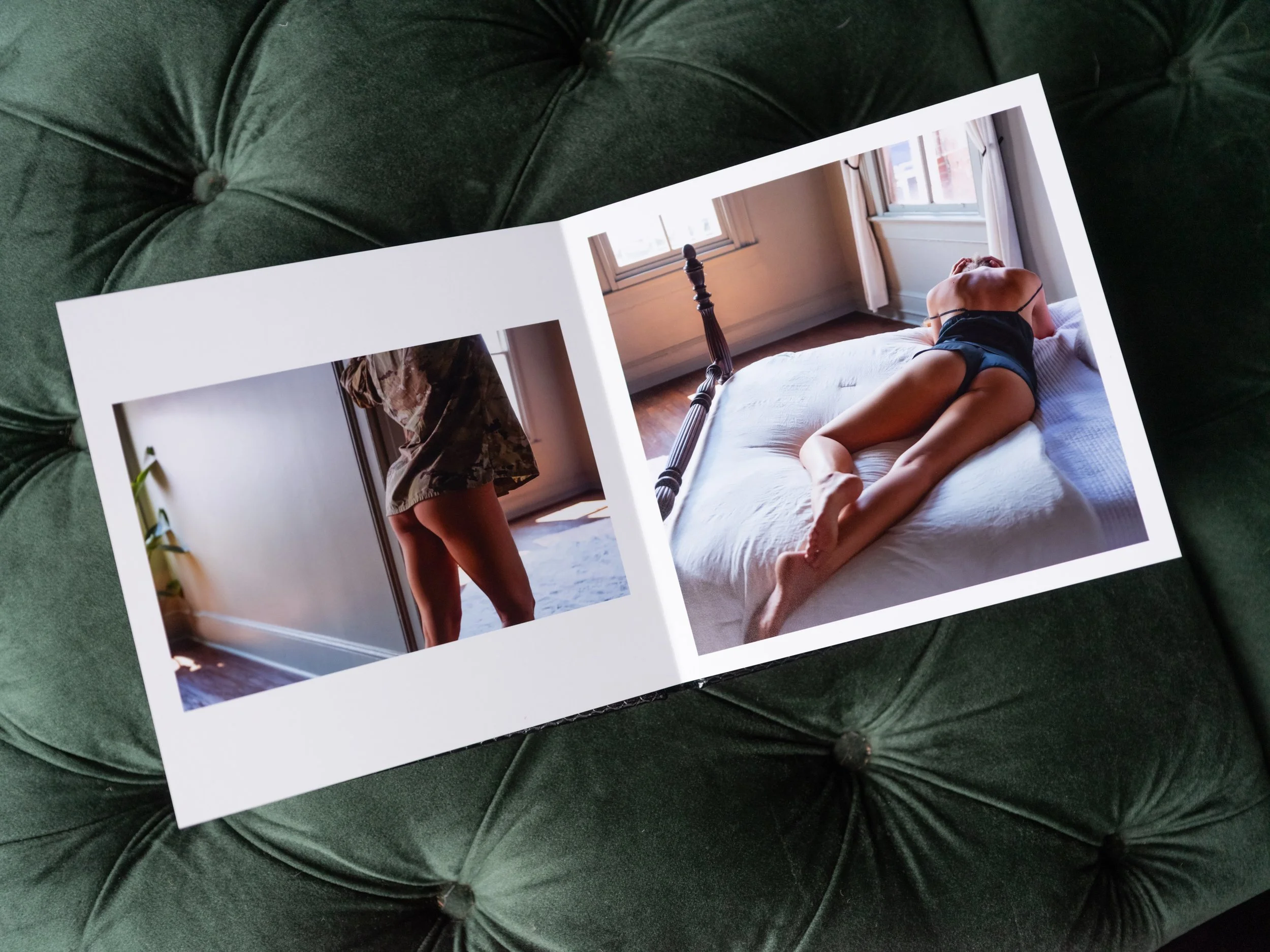 Boudoir Album Page Layout | Boudoir by Emily