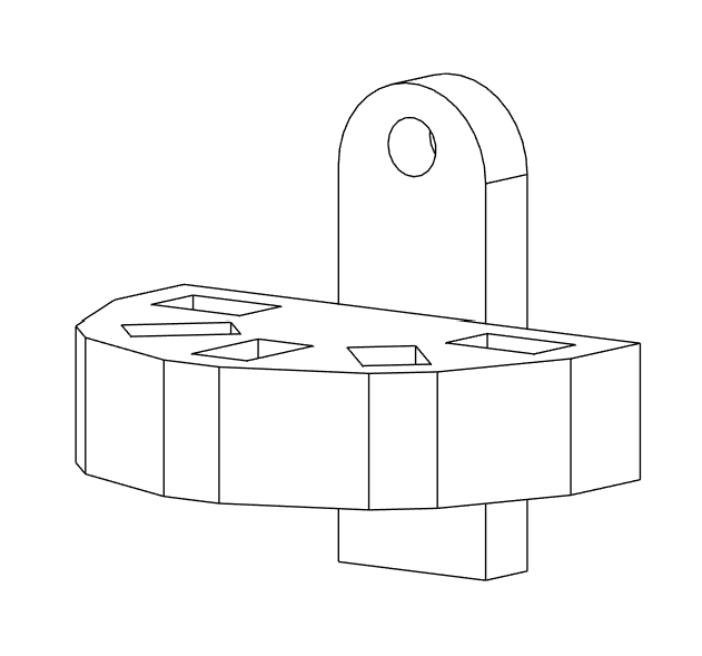 The intelligence of the system. Nodes mount to the main frame and allow expansion panels to deploy at multiple angles — 45, 90, or 120 degrees — enabling fractal-like booth configurations that adapt to any space or footprint.