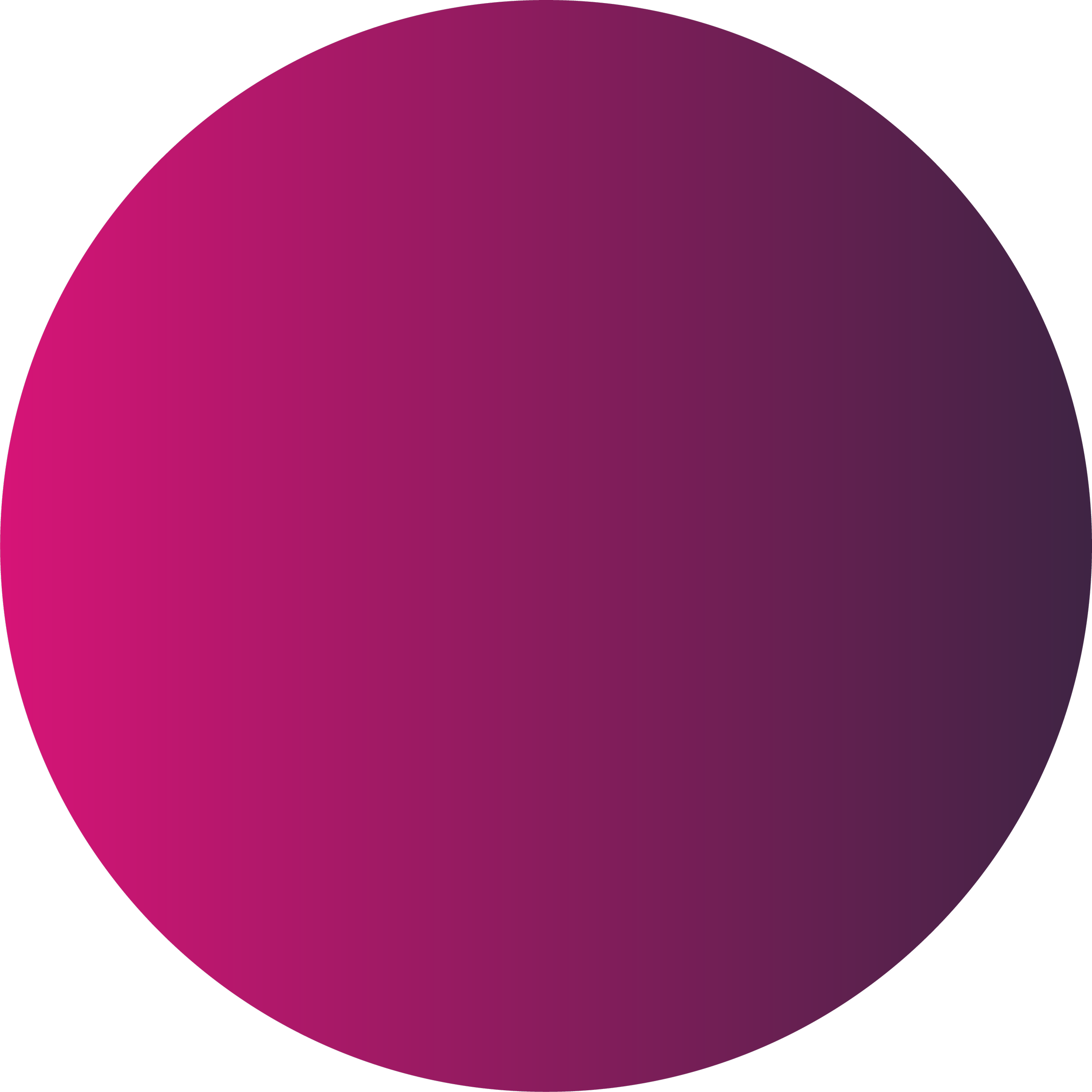 A large, circular gradient with shades of pink, purple, and black.