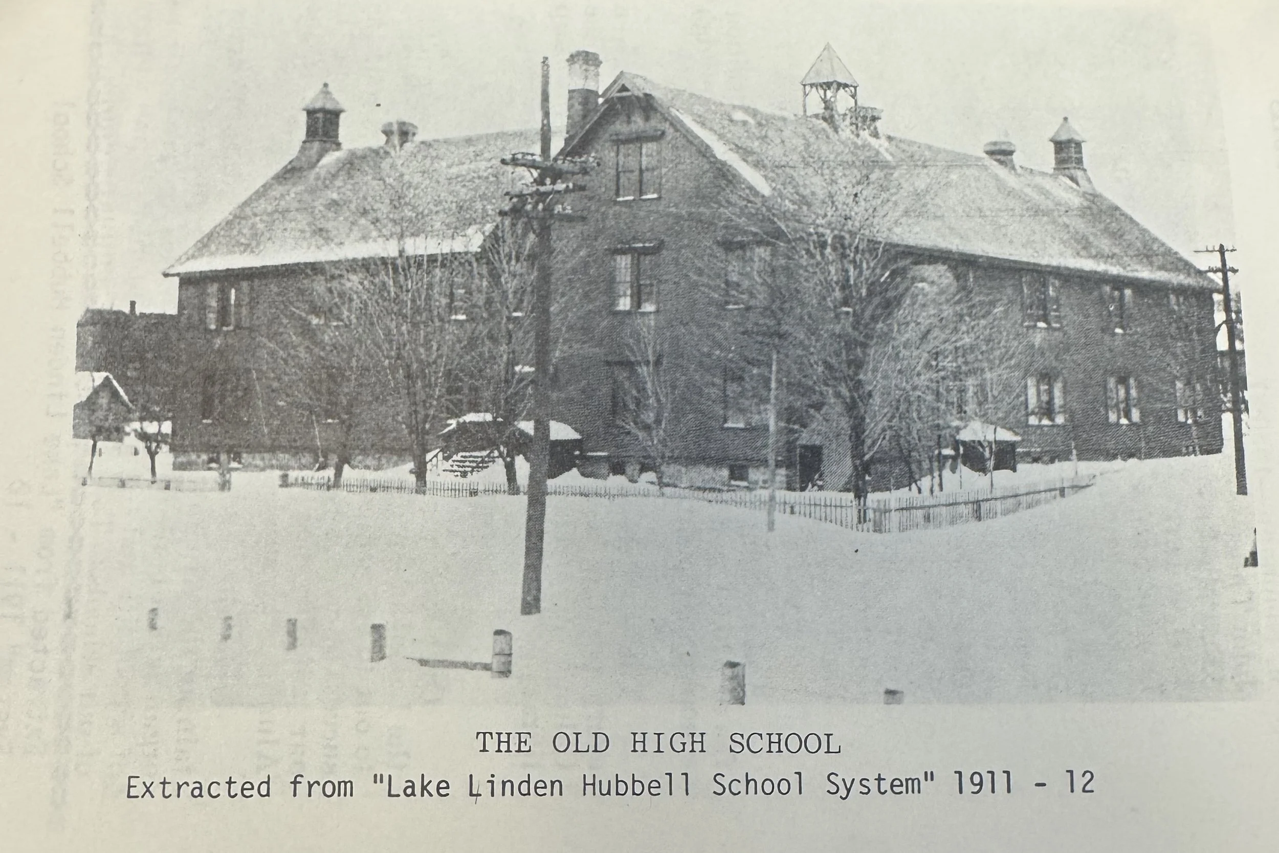 Lake Linden high school (first)
