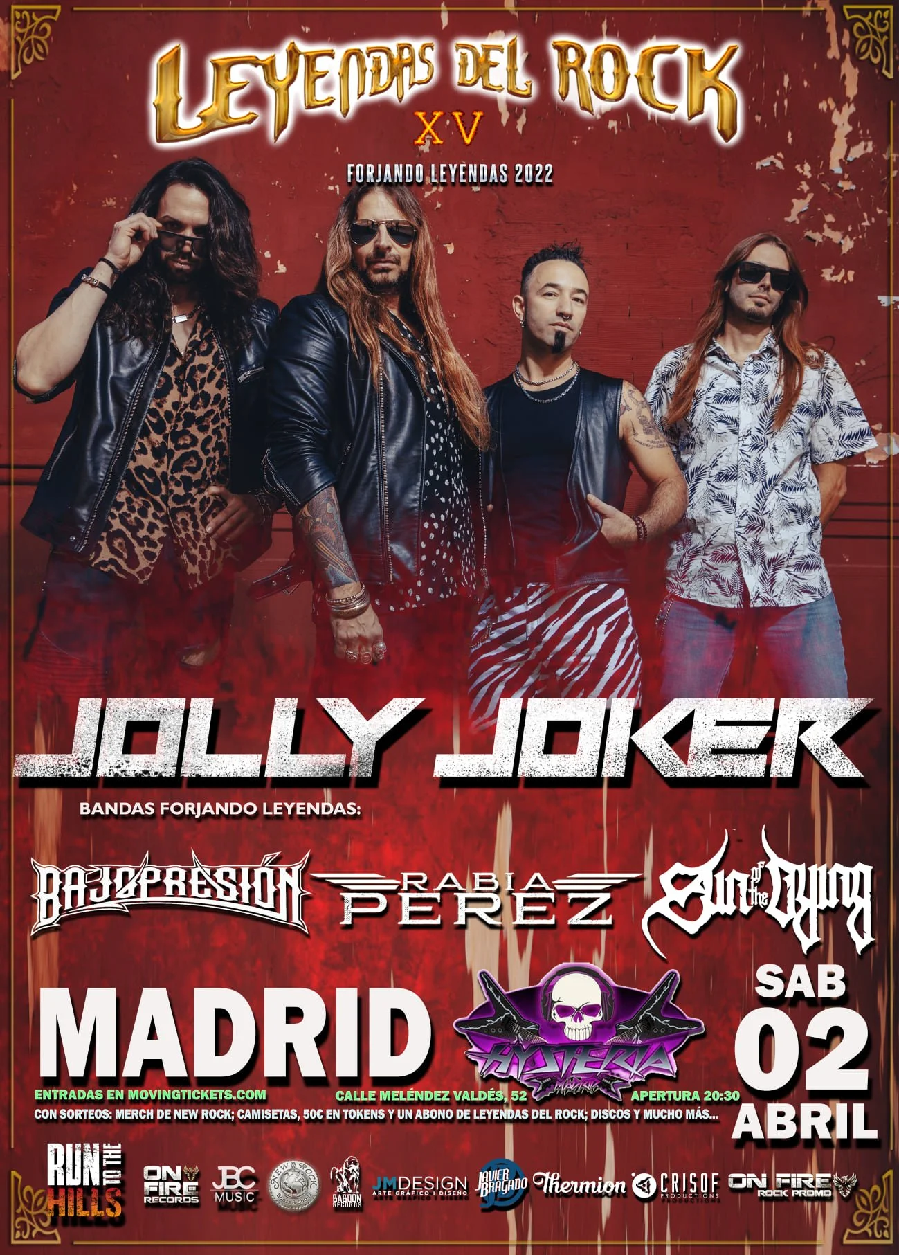 "Leyendas del rock" refers mainly to two concepts: a classic rock supergroup made up of former members of famous bands and, more prominently, the Leyendas del Rock music festival held annually in Villena, Alicante. The latter is an important event fo