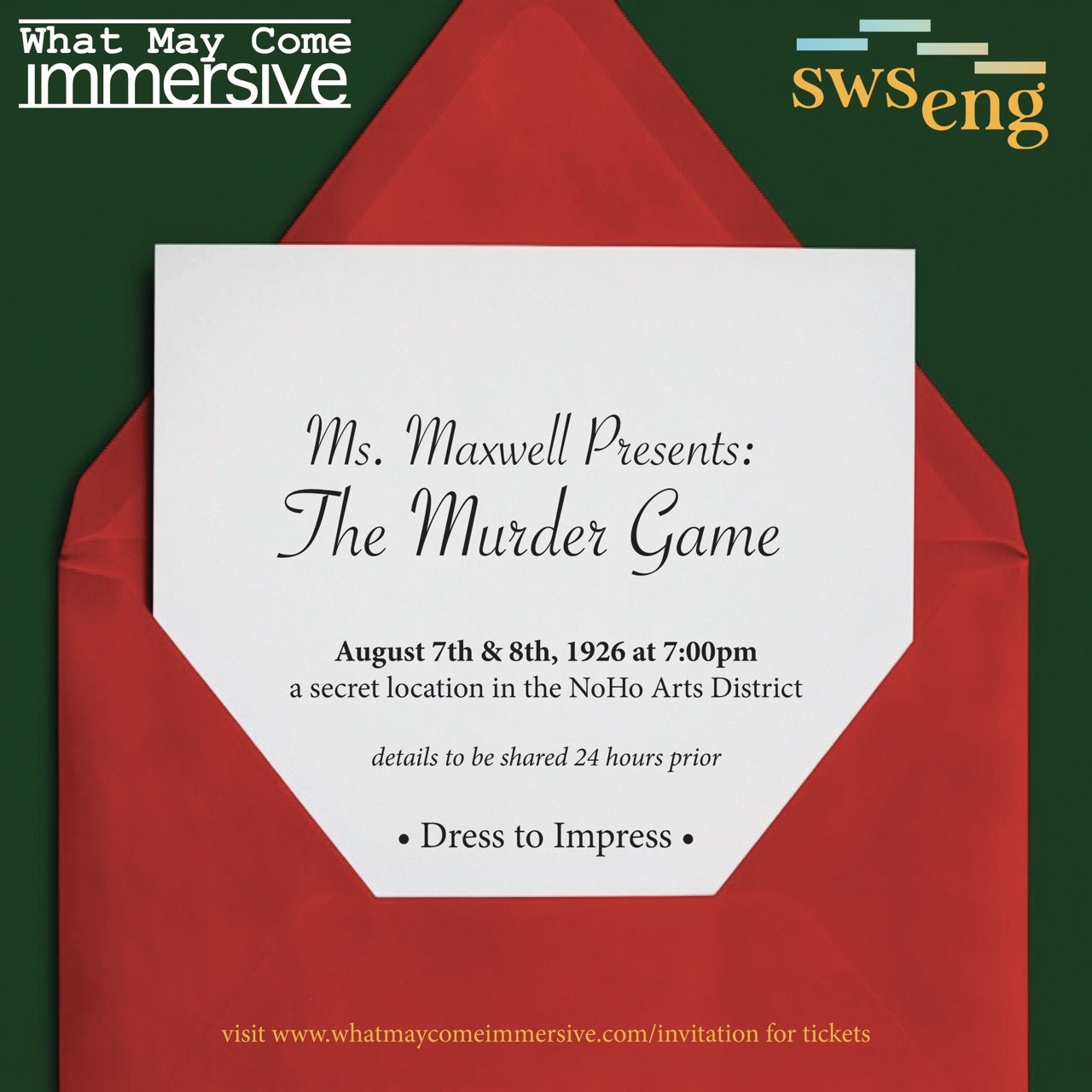Ms Maxwell Presents: The Murder Game