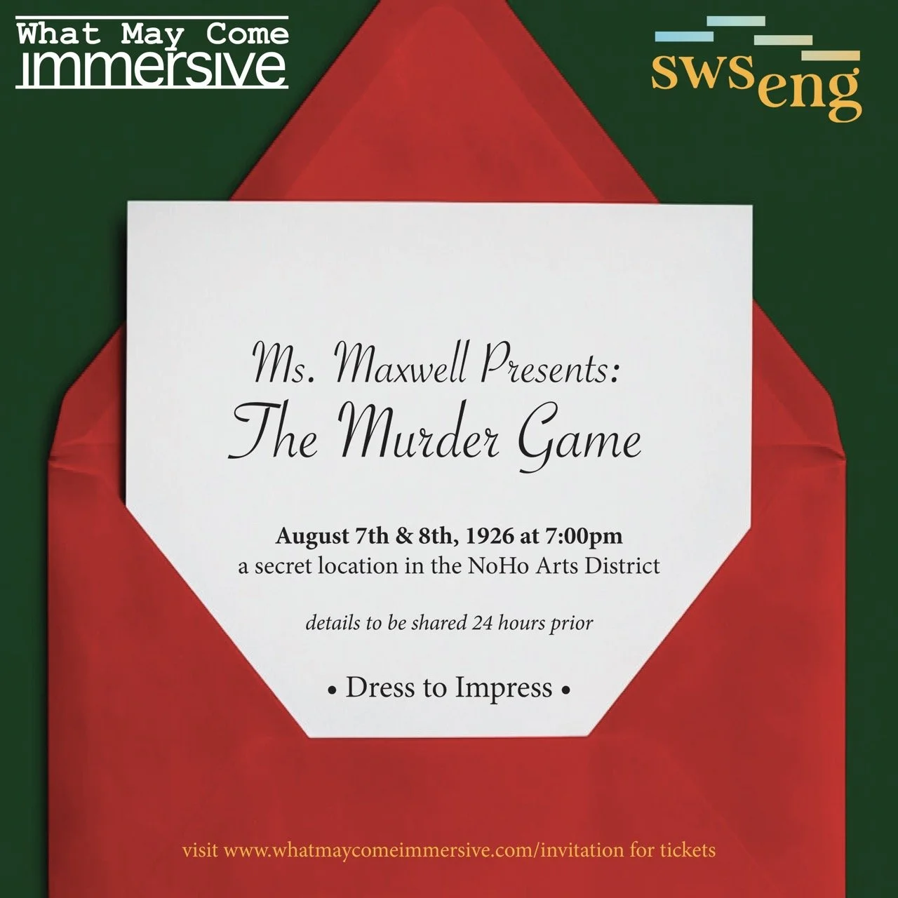 Ms Maxwell Presents: The Murder Game